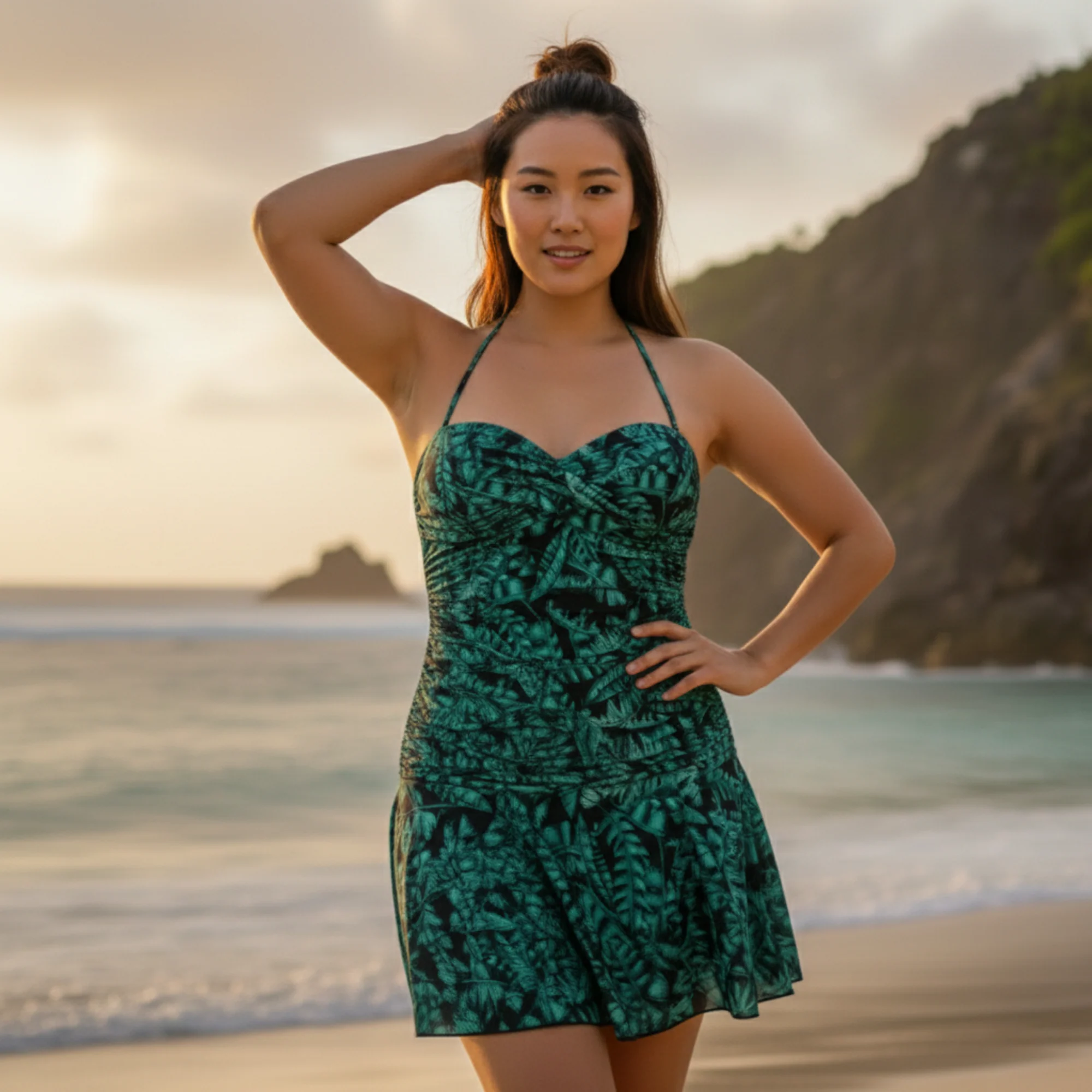 InstantFigure Tropical Swimdress - Image 2