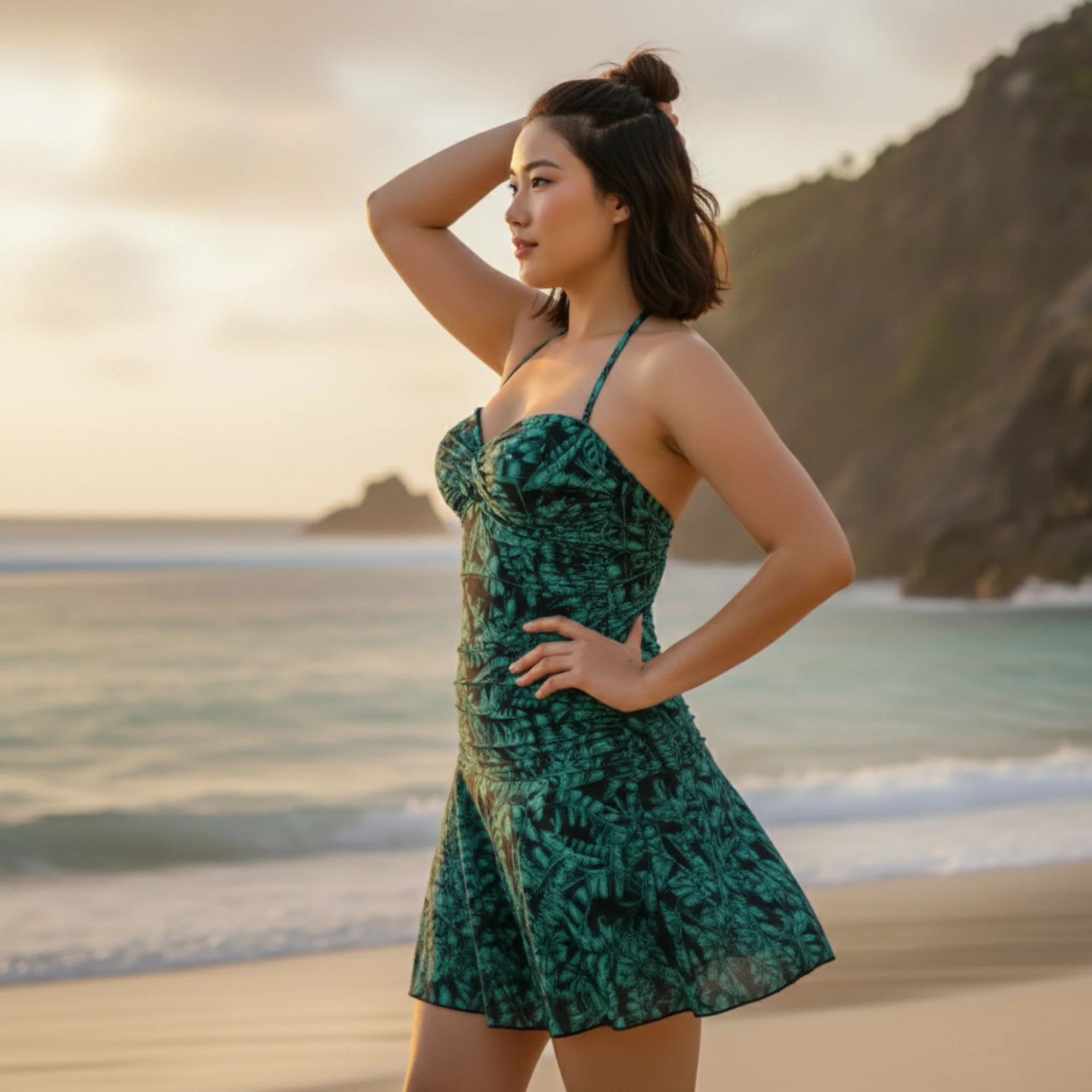 InstantFigure Tropical Swimdress - Image 3