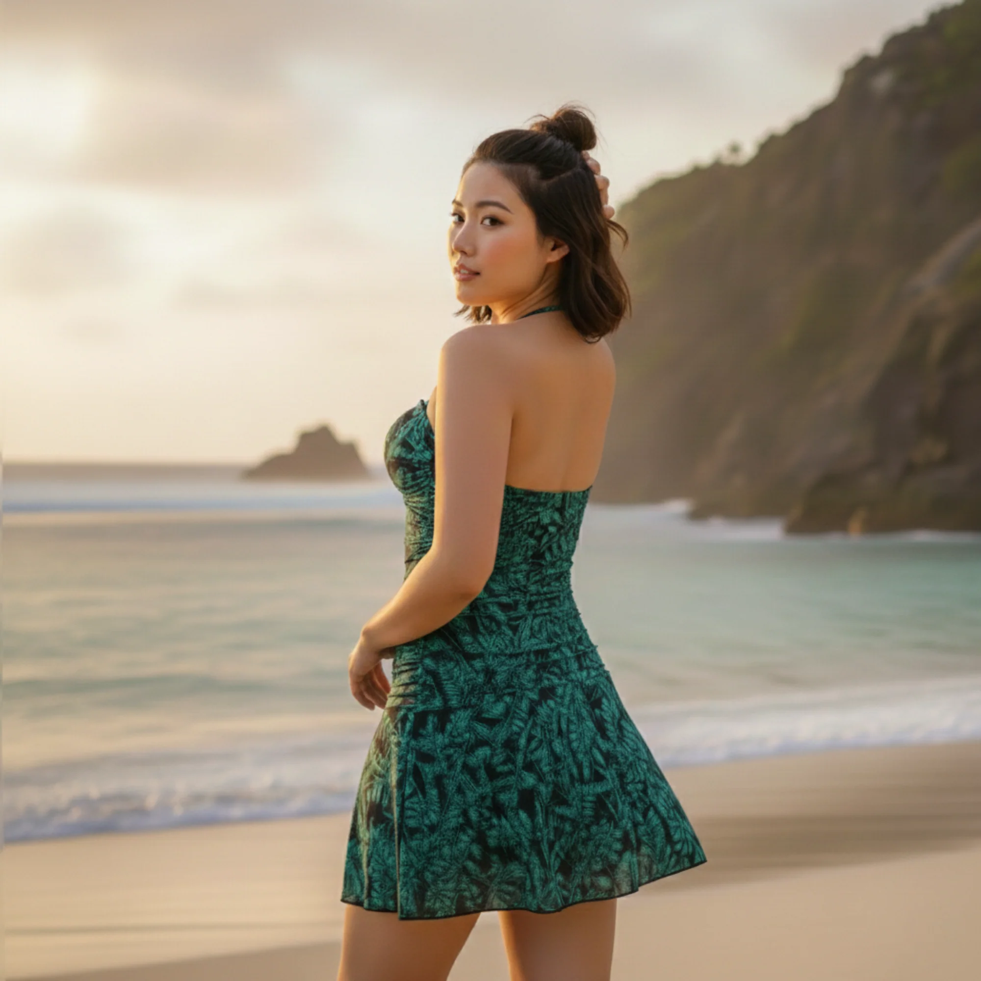 InstantFigure Tropical Swimdress - Image 4