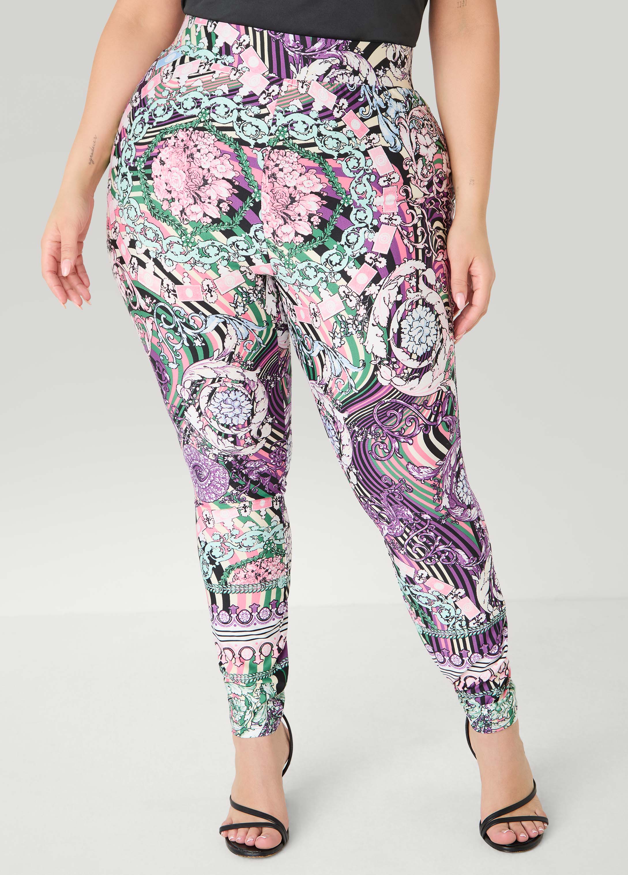 High Rise Status Print Leggings - Image 3