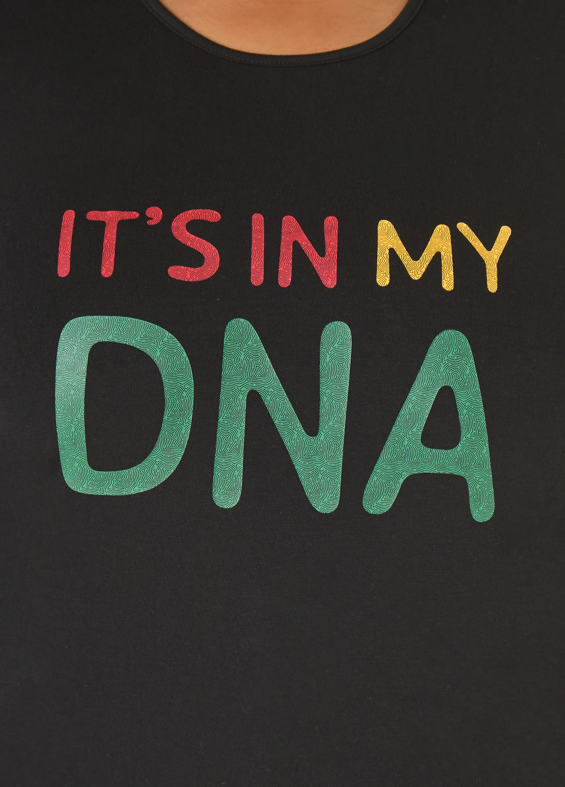 Its In My DNA Cutout Graphic Tee - Image 5