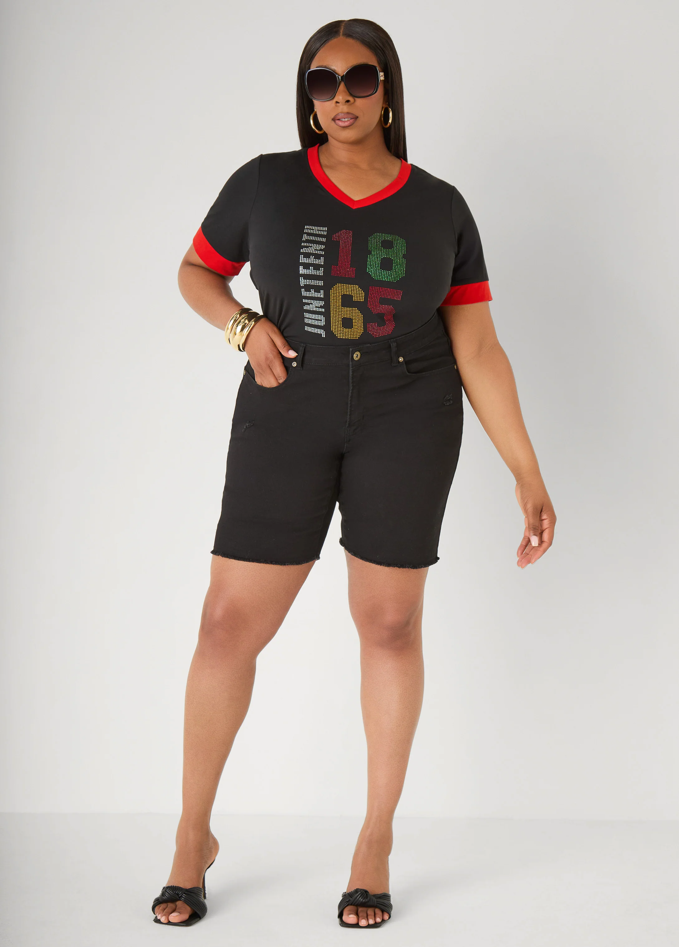 Juneteenth 1865 Crystal Tee - Image 3