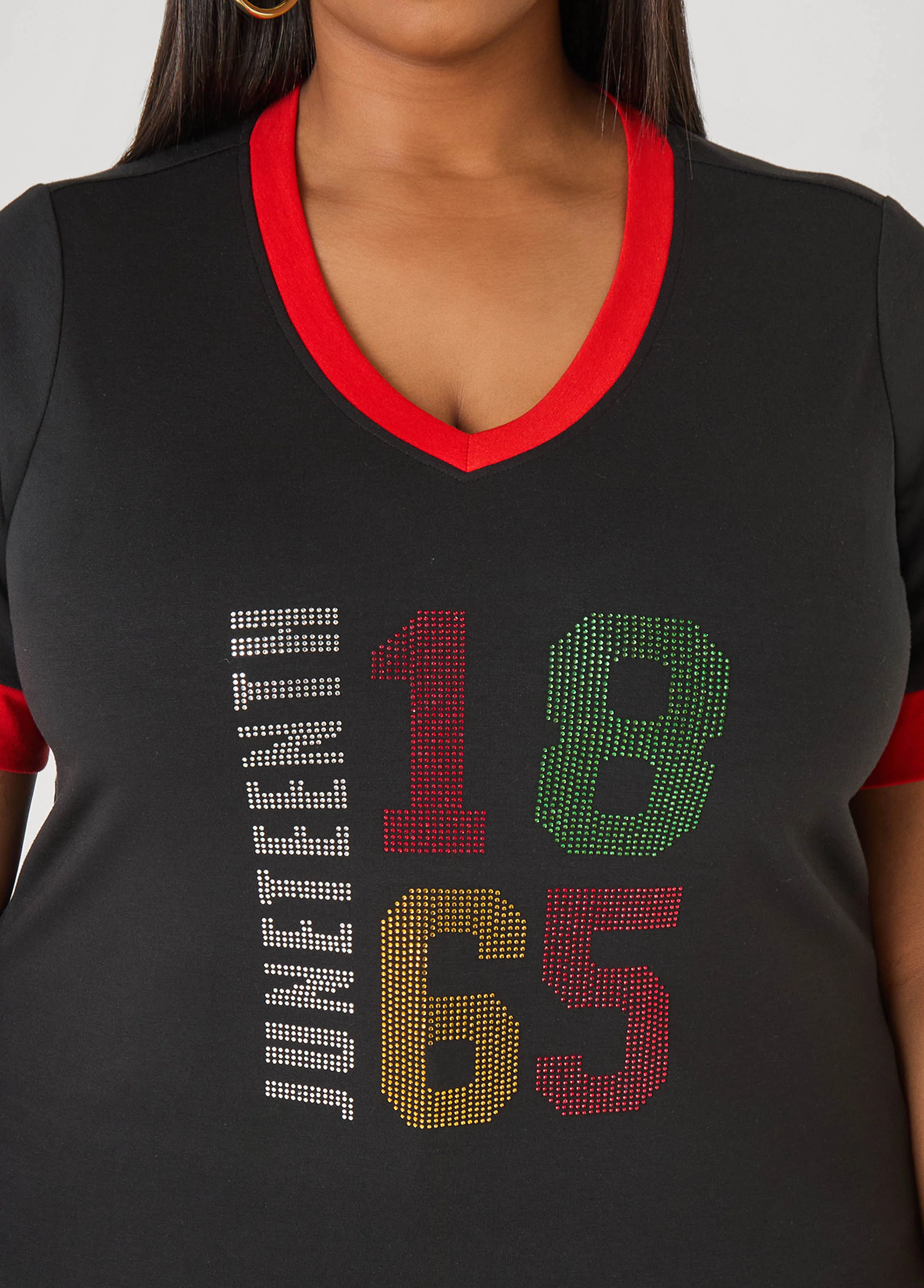 Juneteenth 1865 Crystal Tee - Image 4