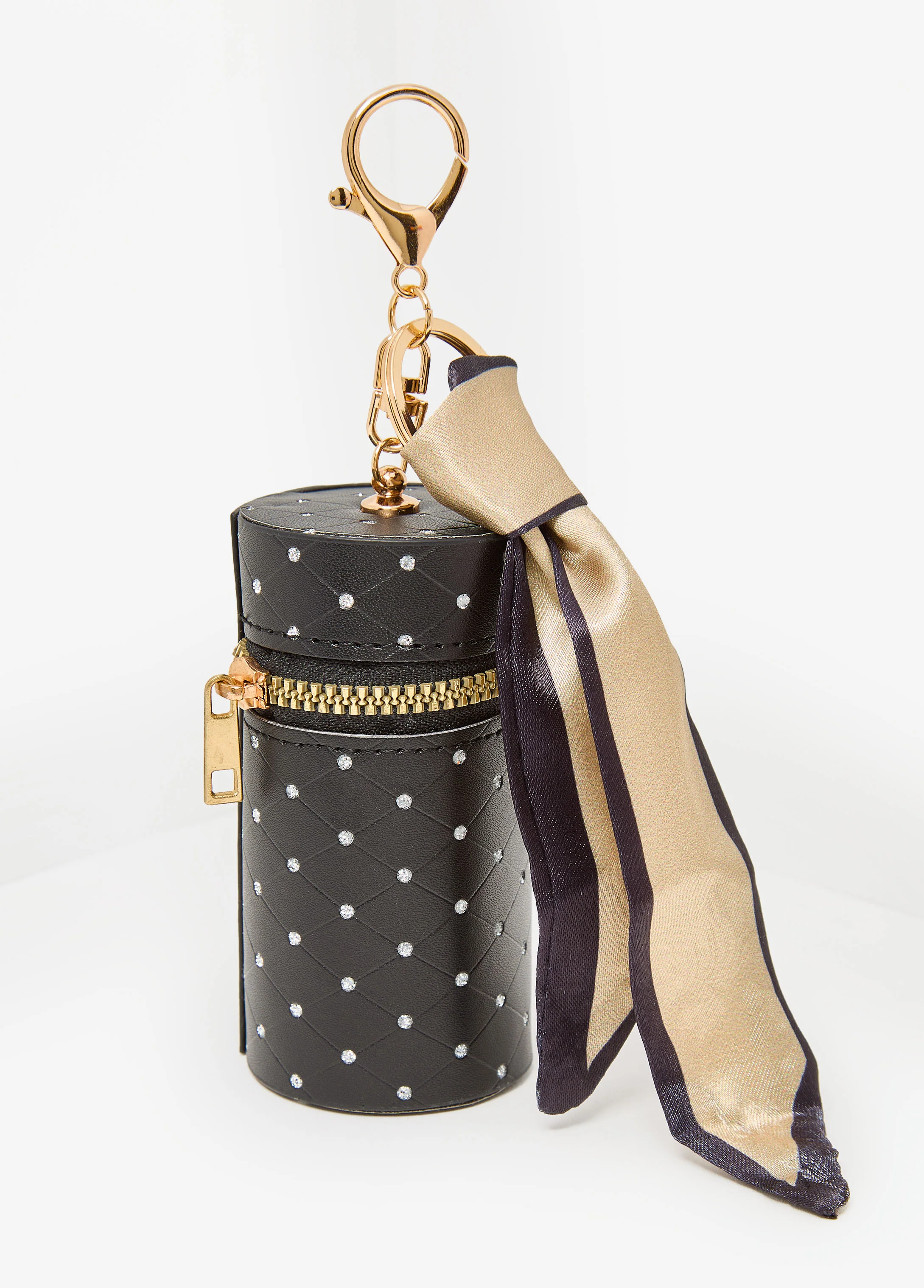 Crystal Faux Leather Bag Charm - Image 2