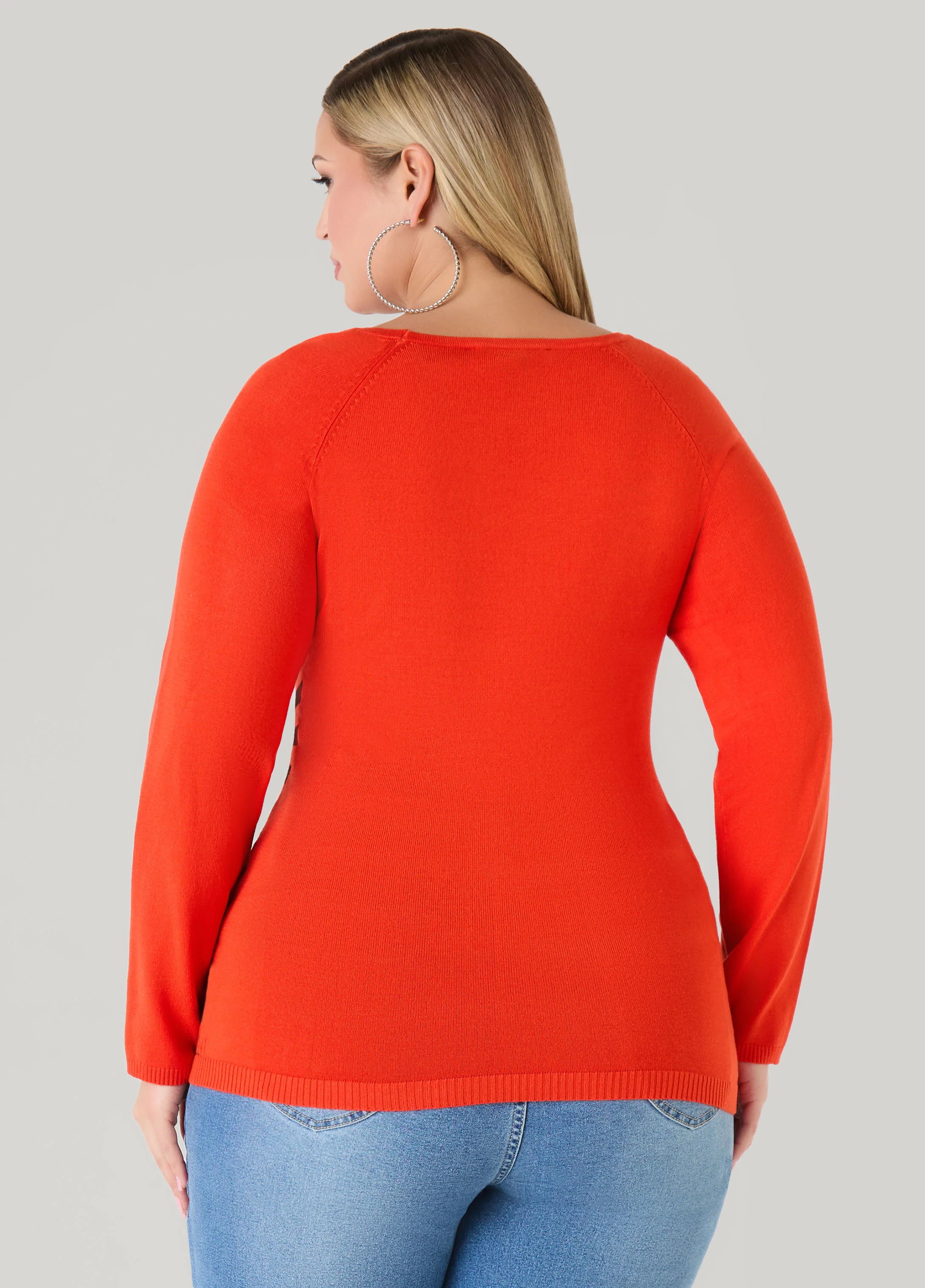 Striped Cutout Sweater - Image 4