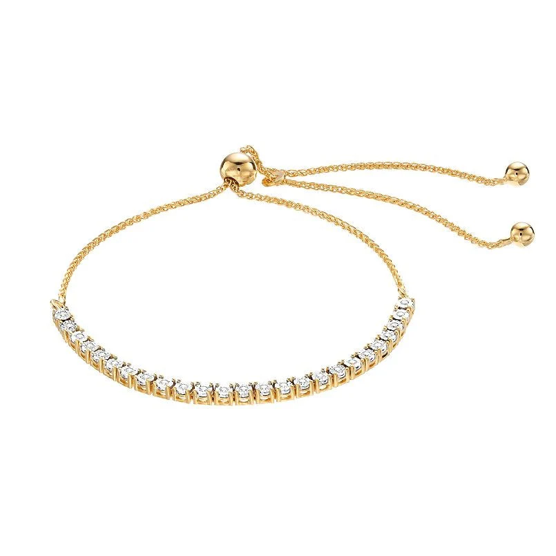 0.25 Carat Lab Grown Diamond Bolo Bracelet - Image 3