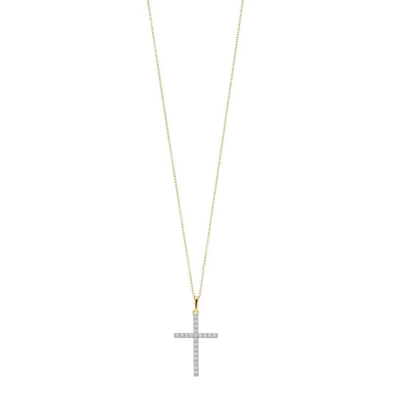 0.25 Carat Cross Lab Grown Diamond Necklace - Image 6