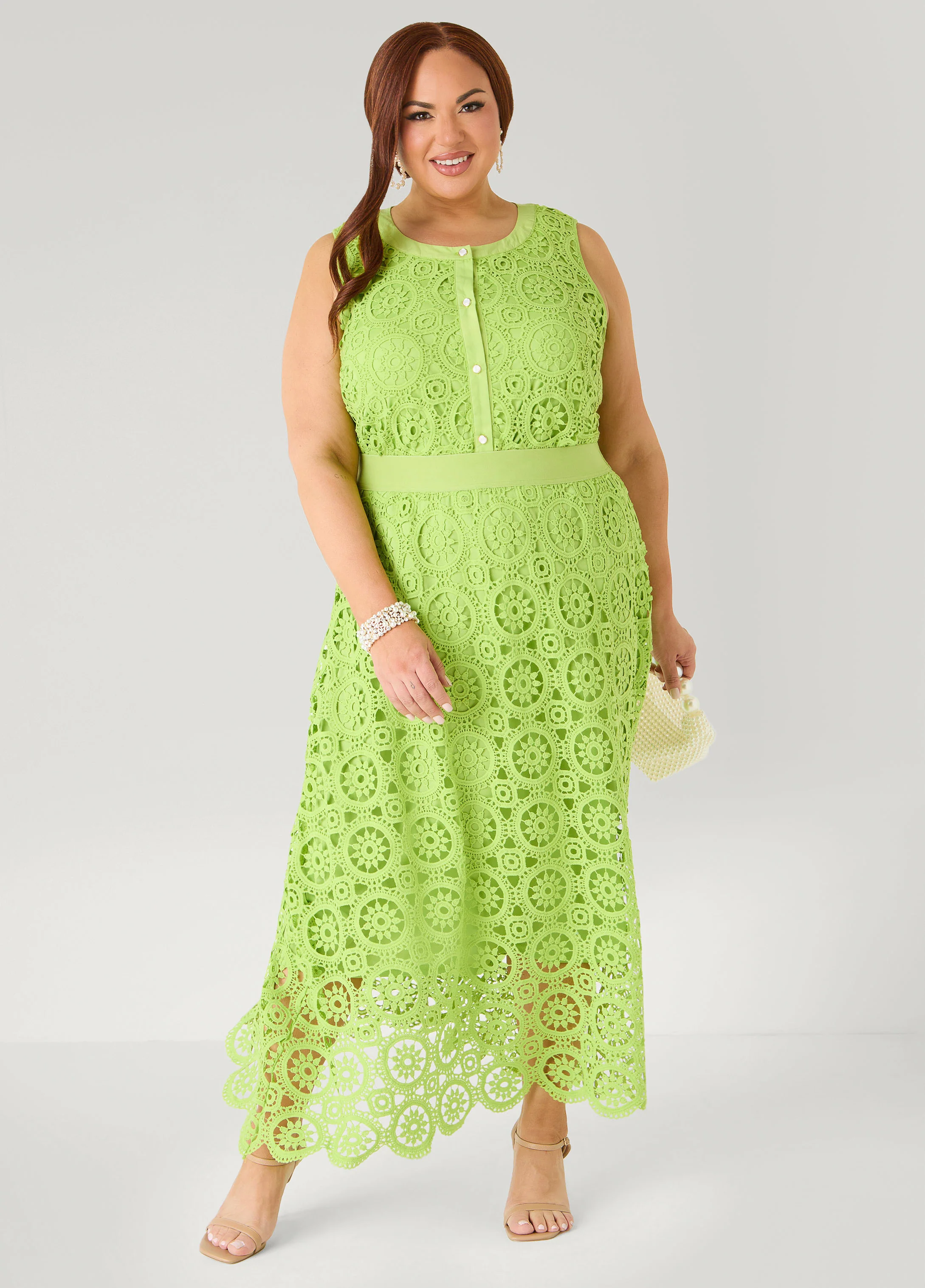 Crochet Button Front Top - Image 3