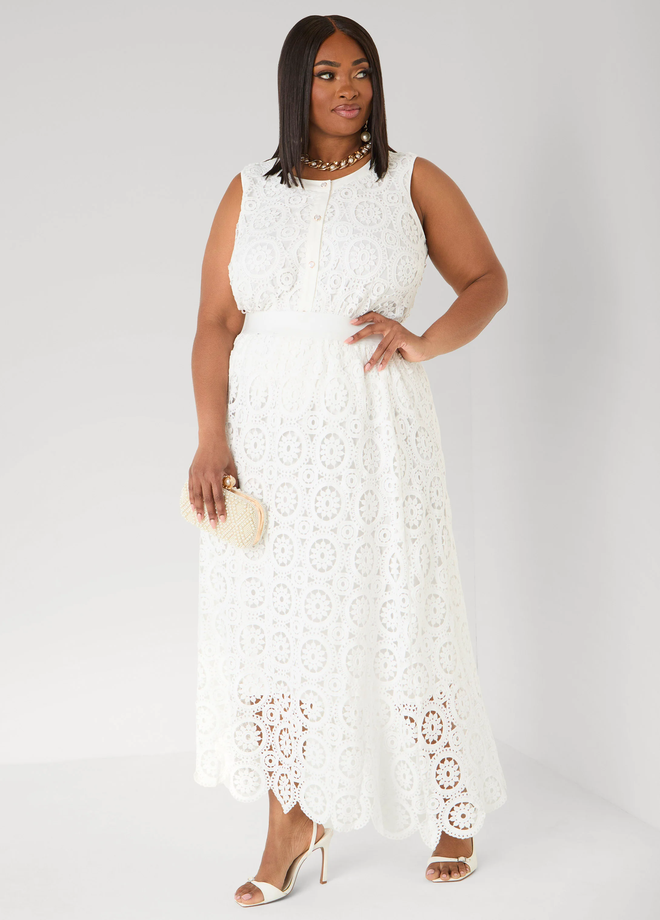 Crochet Button Front Top - Image 7