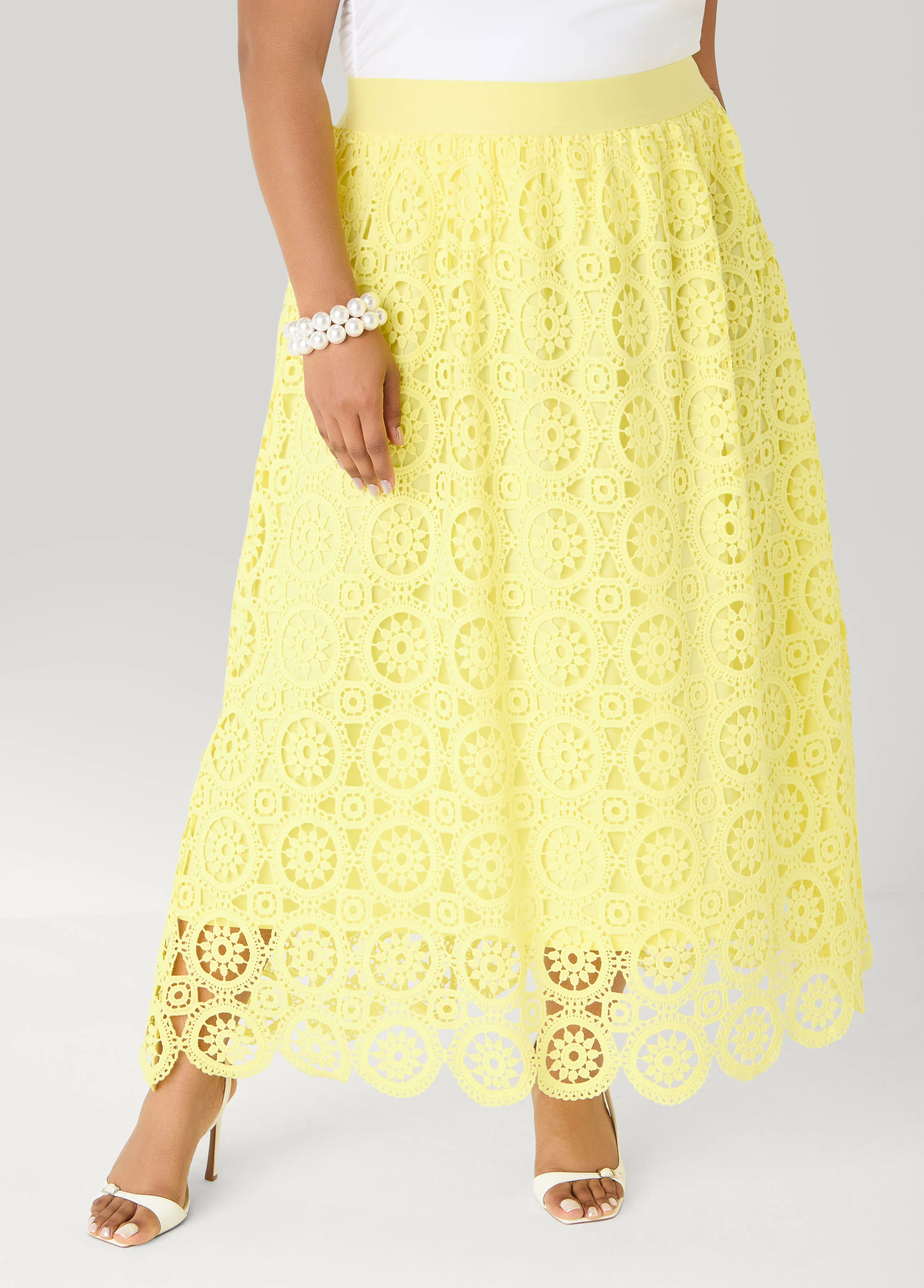 Crocheted Maxi Skirt - Image 3