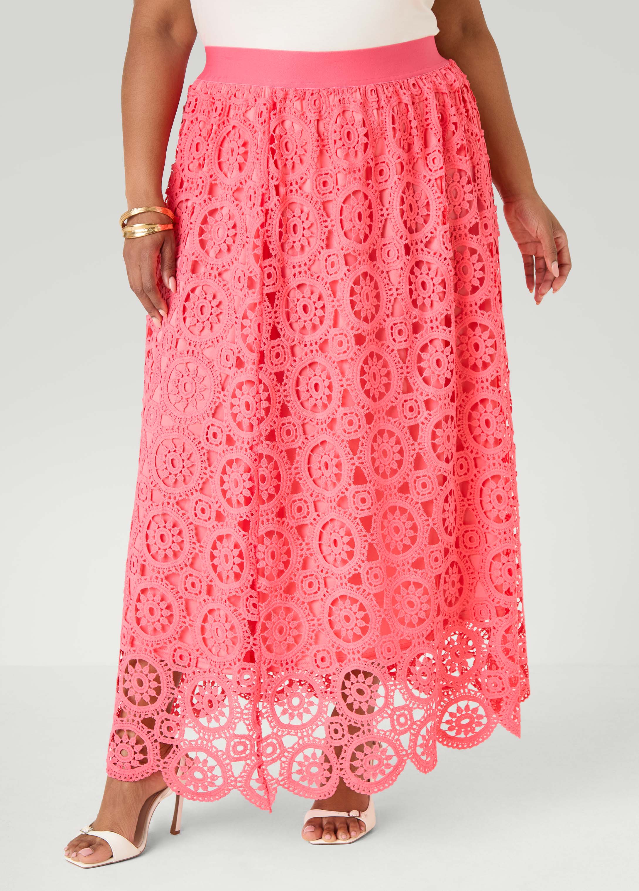Crocheted Maxi Skirt - Image 7