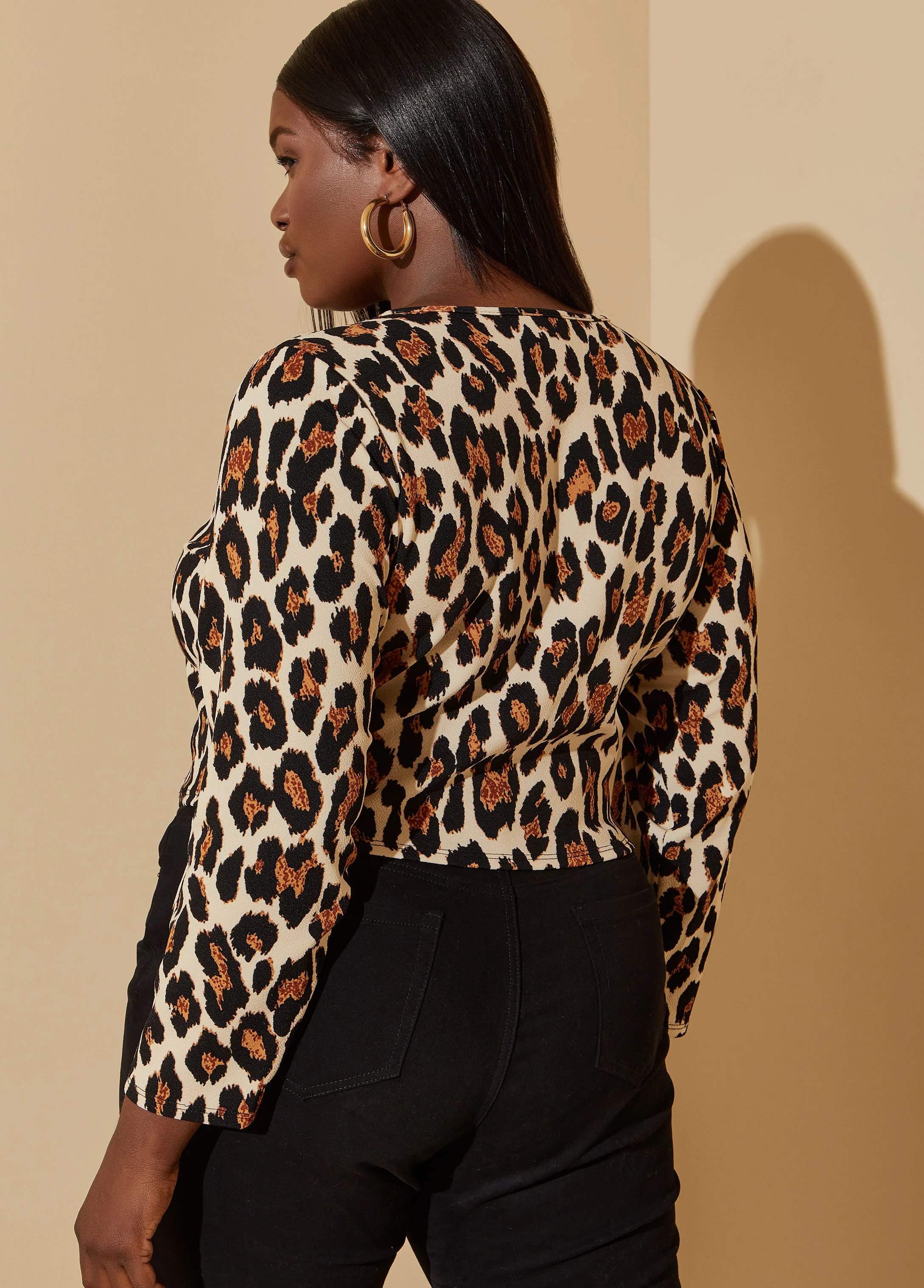 Leopard Print Crop Top - Image 2