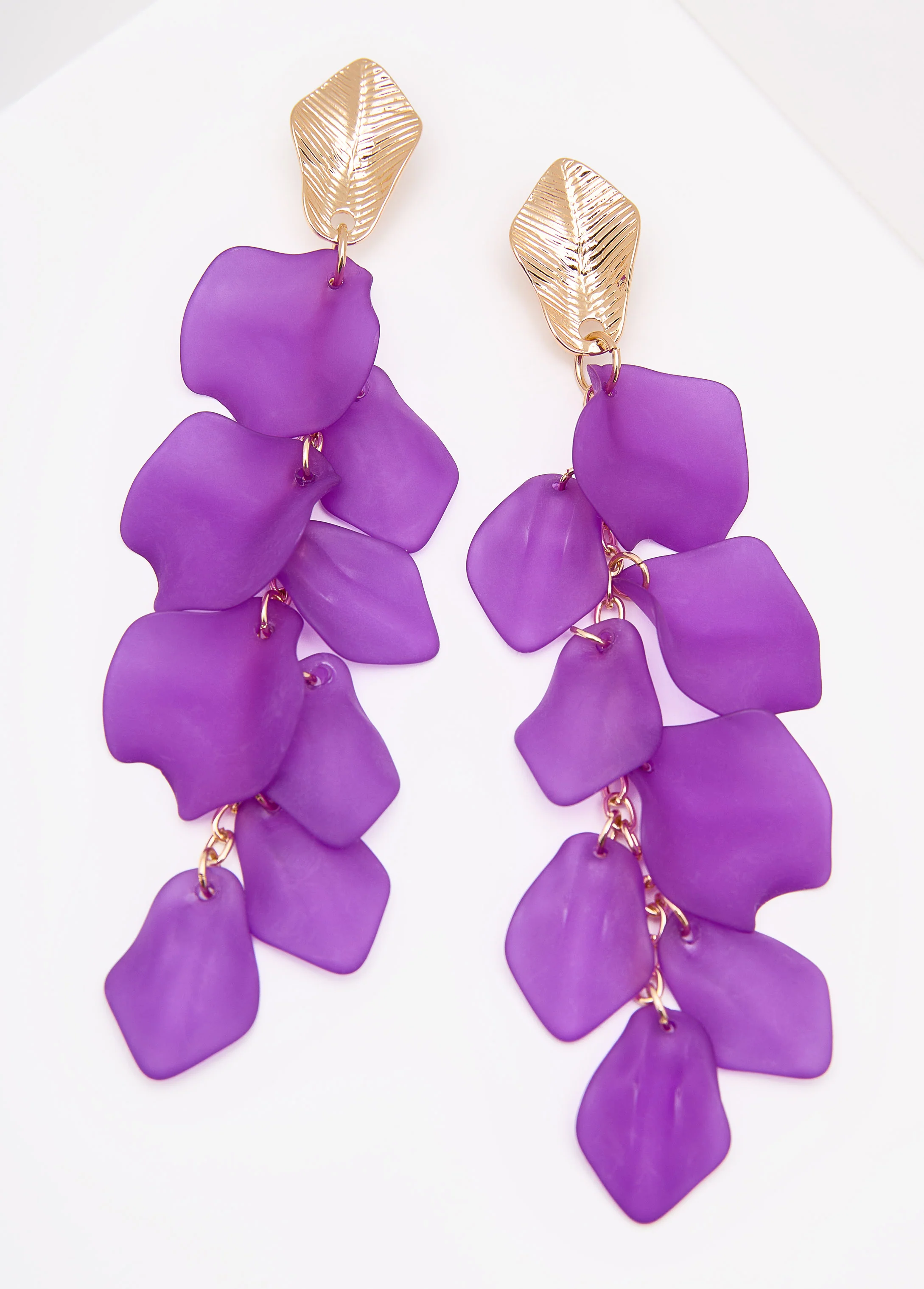 Cascading Petal Earrings - Image 2