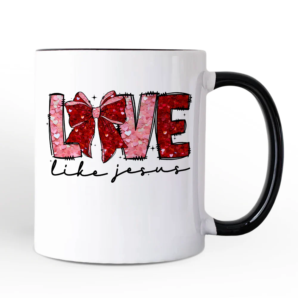 Love Like Jesus Ceramic Mug - Image 2