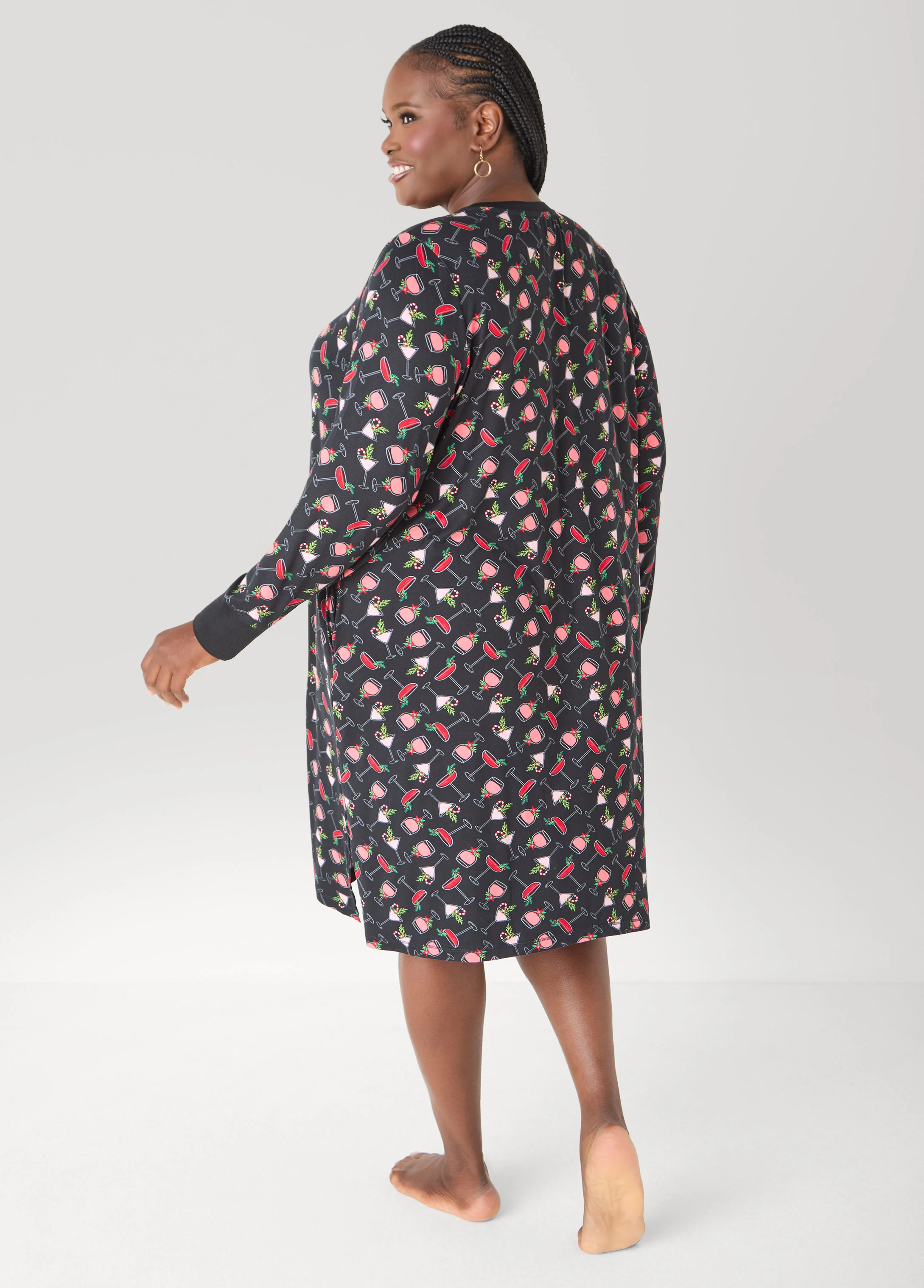 Pillow Talk Wine Glass Sleepshirt - Image 4