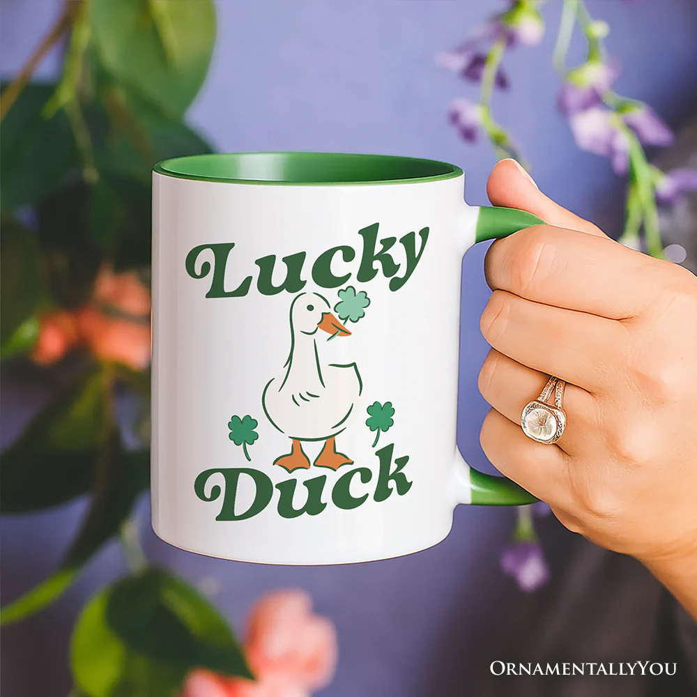 Lucky Duck St Patricks Day Mug - Image 3