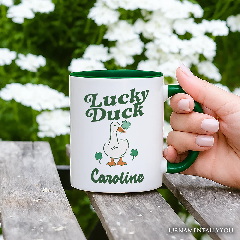 Lucky Duck St Patricks Day Mug - Image 4