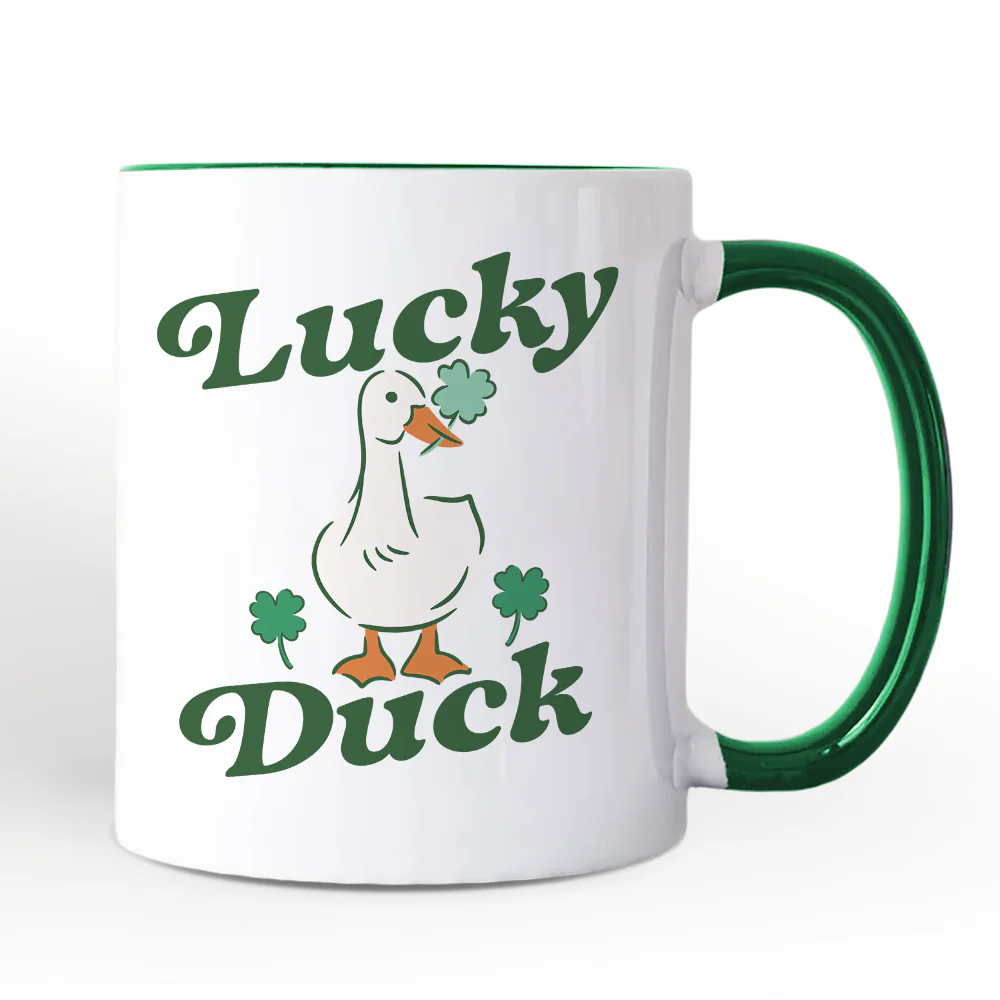 Lucky Duck St Patricks Day Mug - Image 5