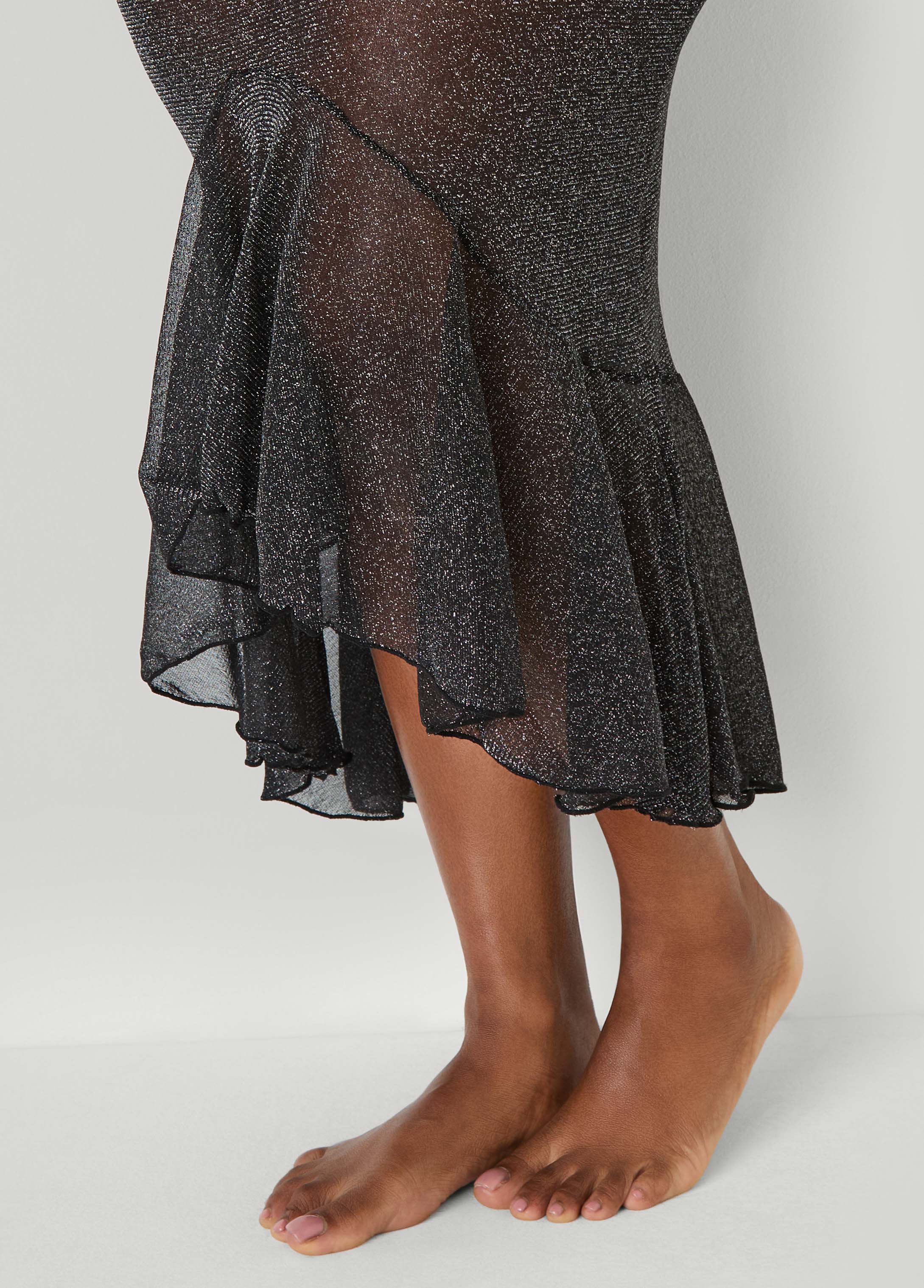 Metallic Mermaid Slip Dress - Image 4
