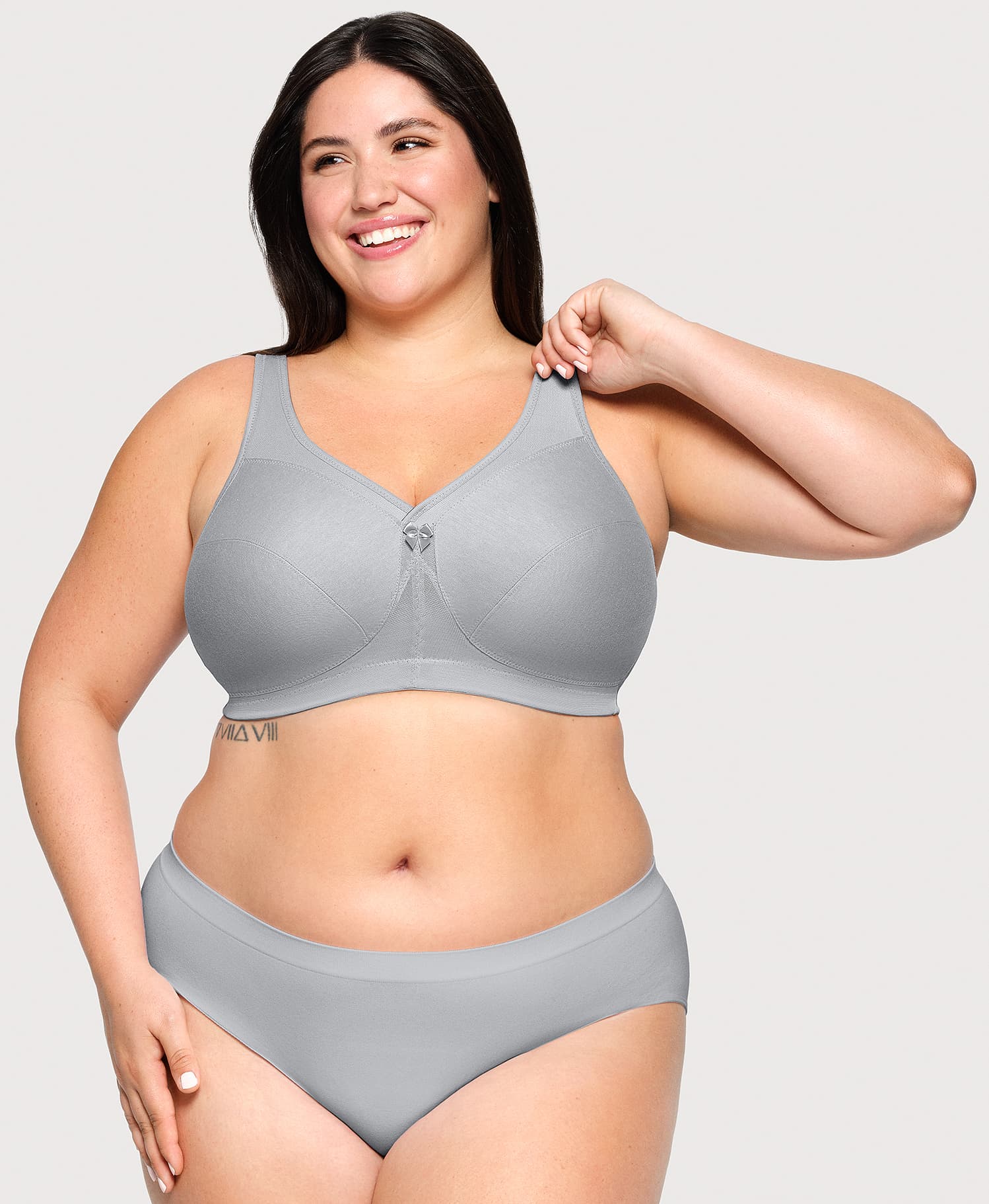 MagicLift Active Support Bra Gray Heather - Image 3