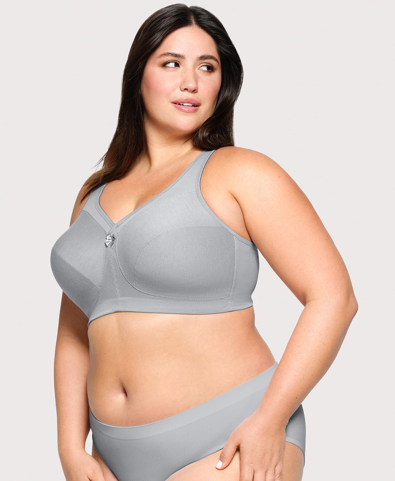 MagicLift Active Support Bra Gray Heather - Image 4