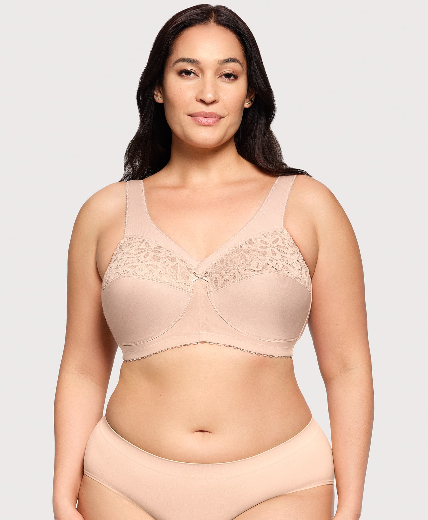 MagicLift Cotton Support Bra Cafe - Image 3
