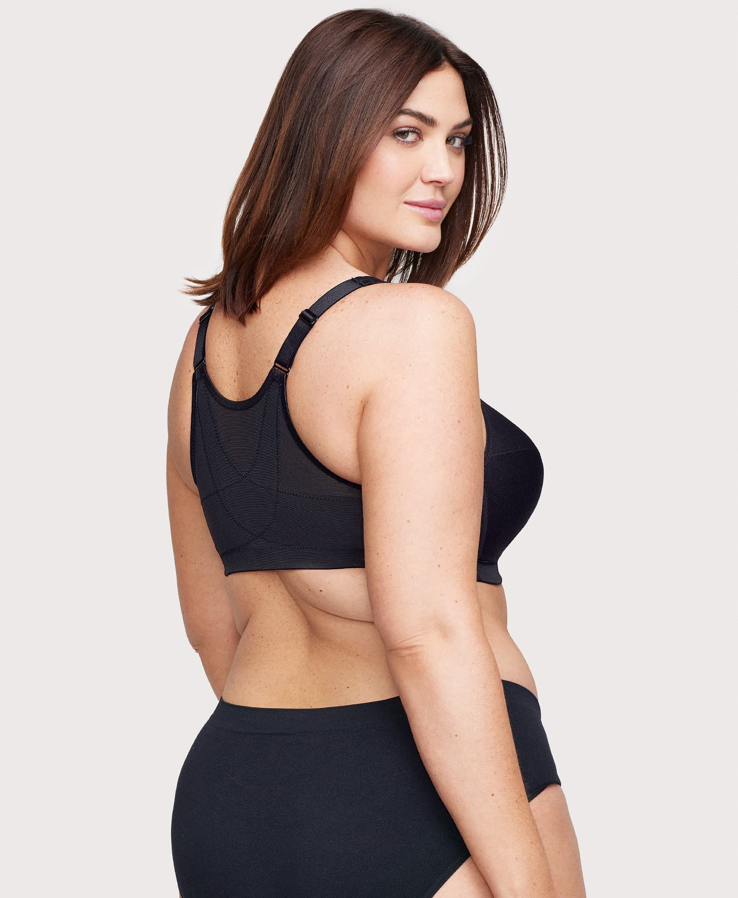 MagicLift Front-Closure Posture Back Bra Black - Image 3