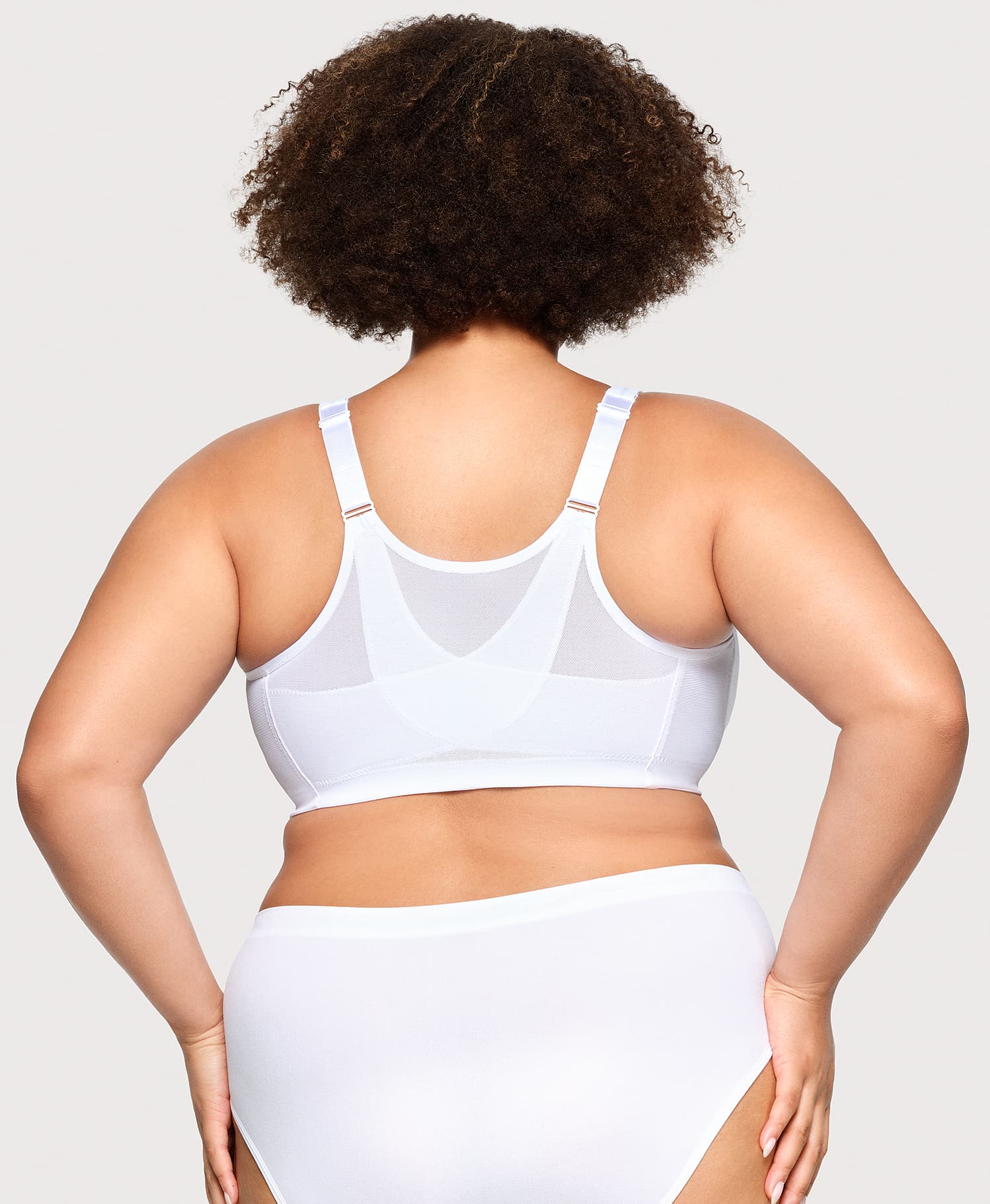 MagicLift Front-Closure Posture Back Bra White - Image 2