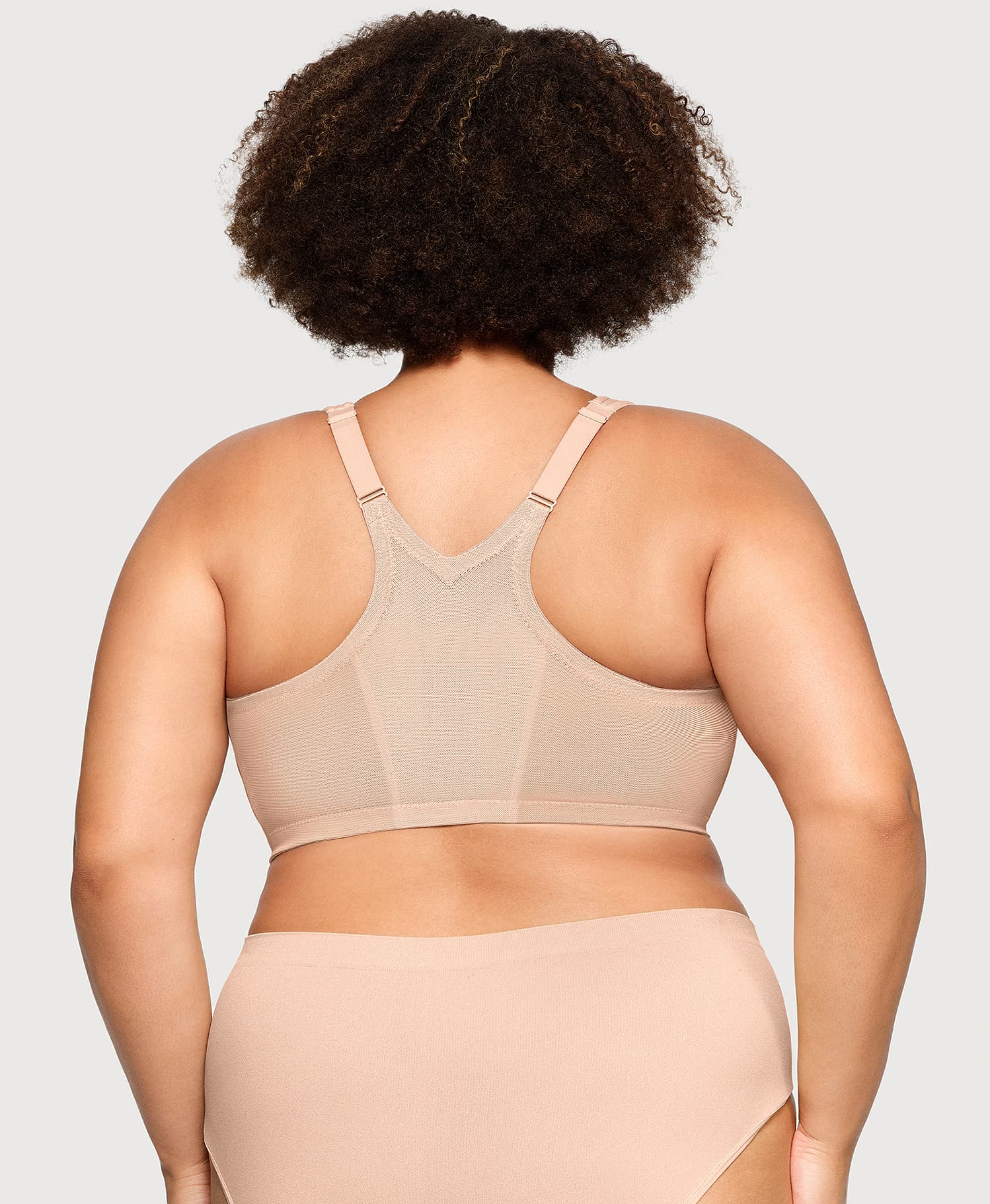 MagicLift Front-Closure Racerback Bra Cafe - Image 2
