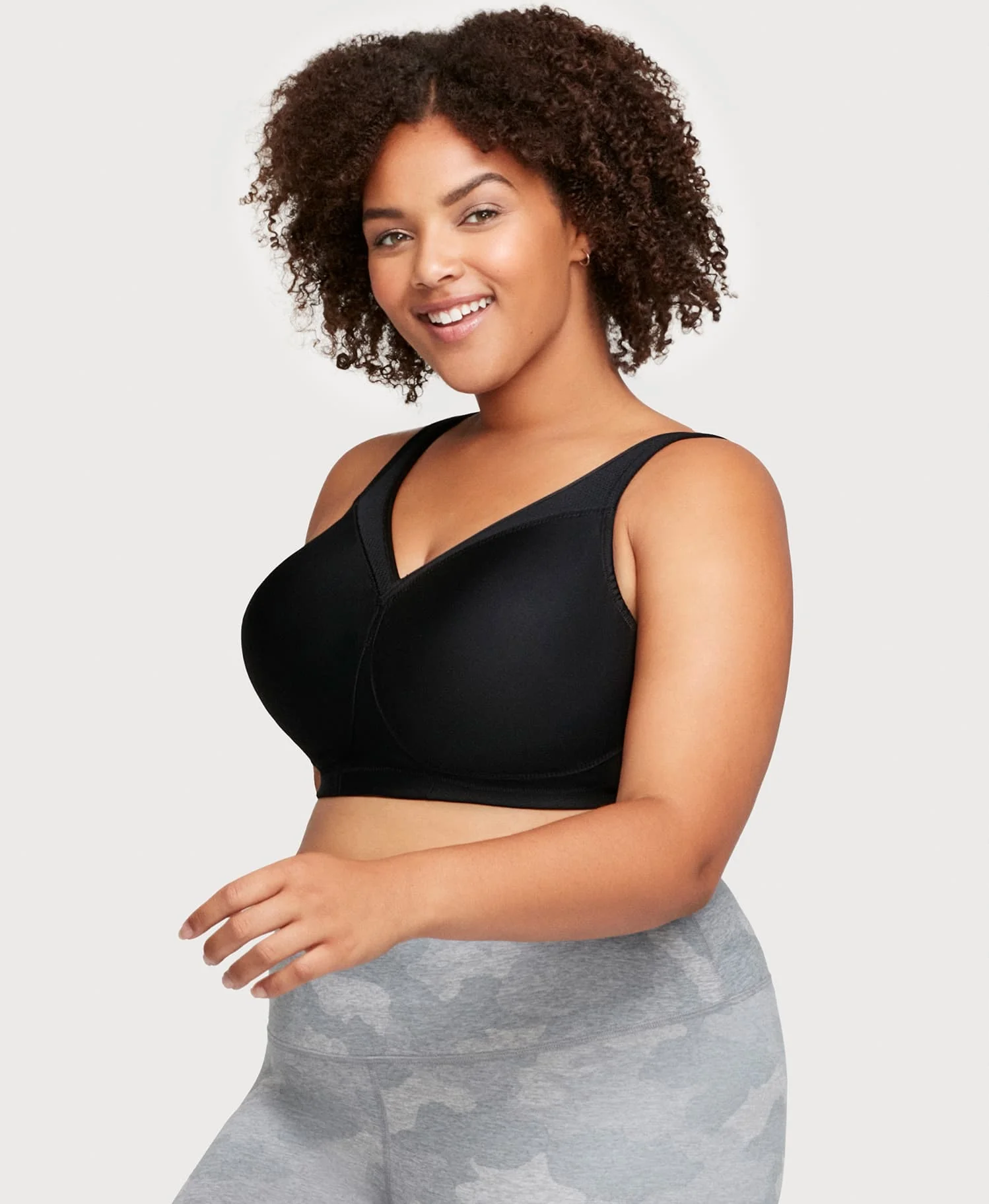 MagicLift Seamless Sports Bra Black - Image 4