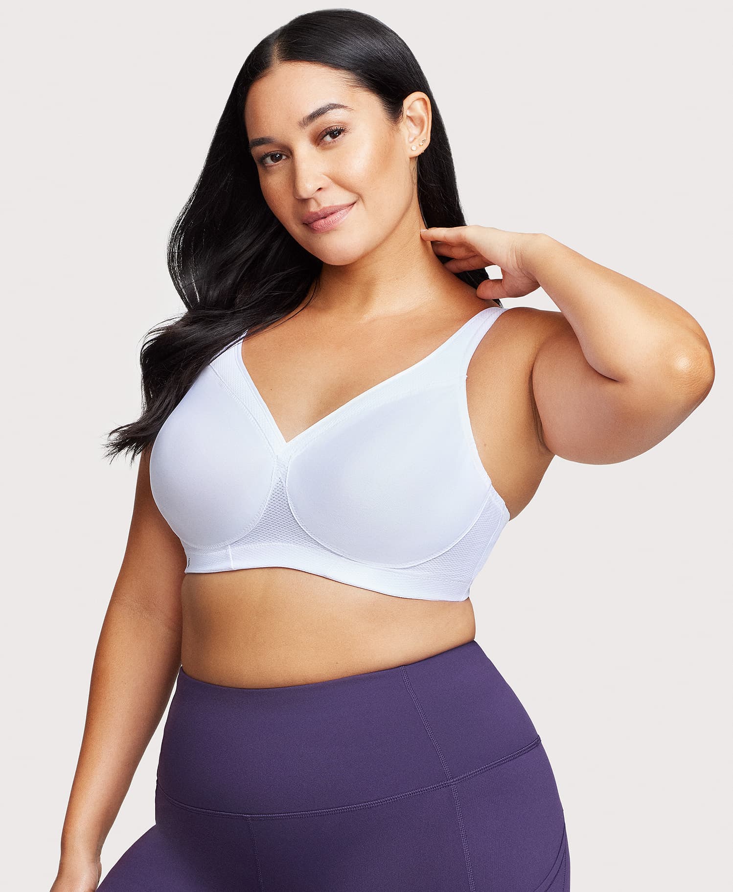MagicLift Seamless Sports Bra White - Image 3