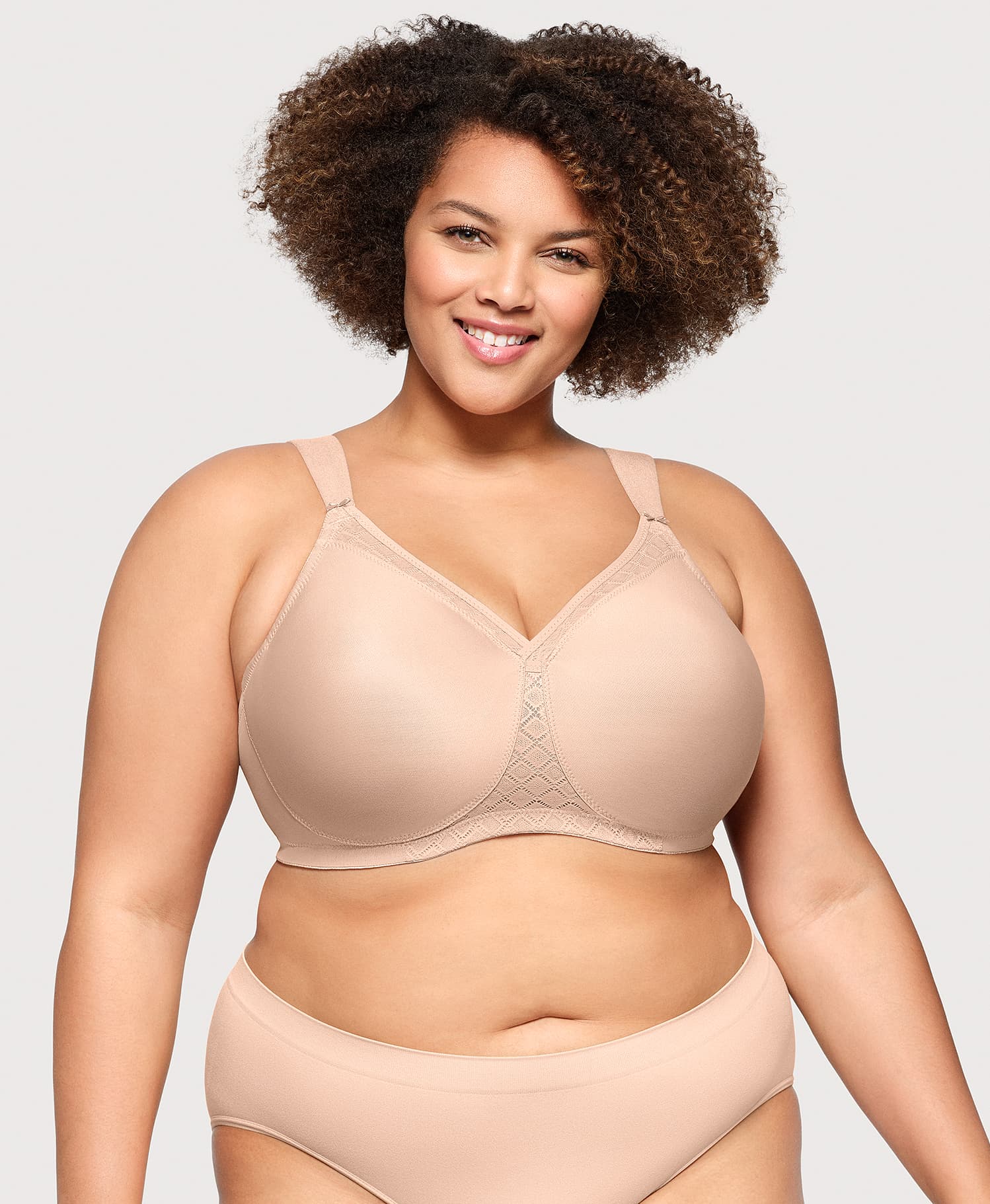 MagicLift Seamless Support T-Shirt Bra Cafe - Image 3