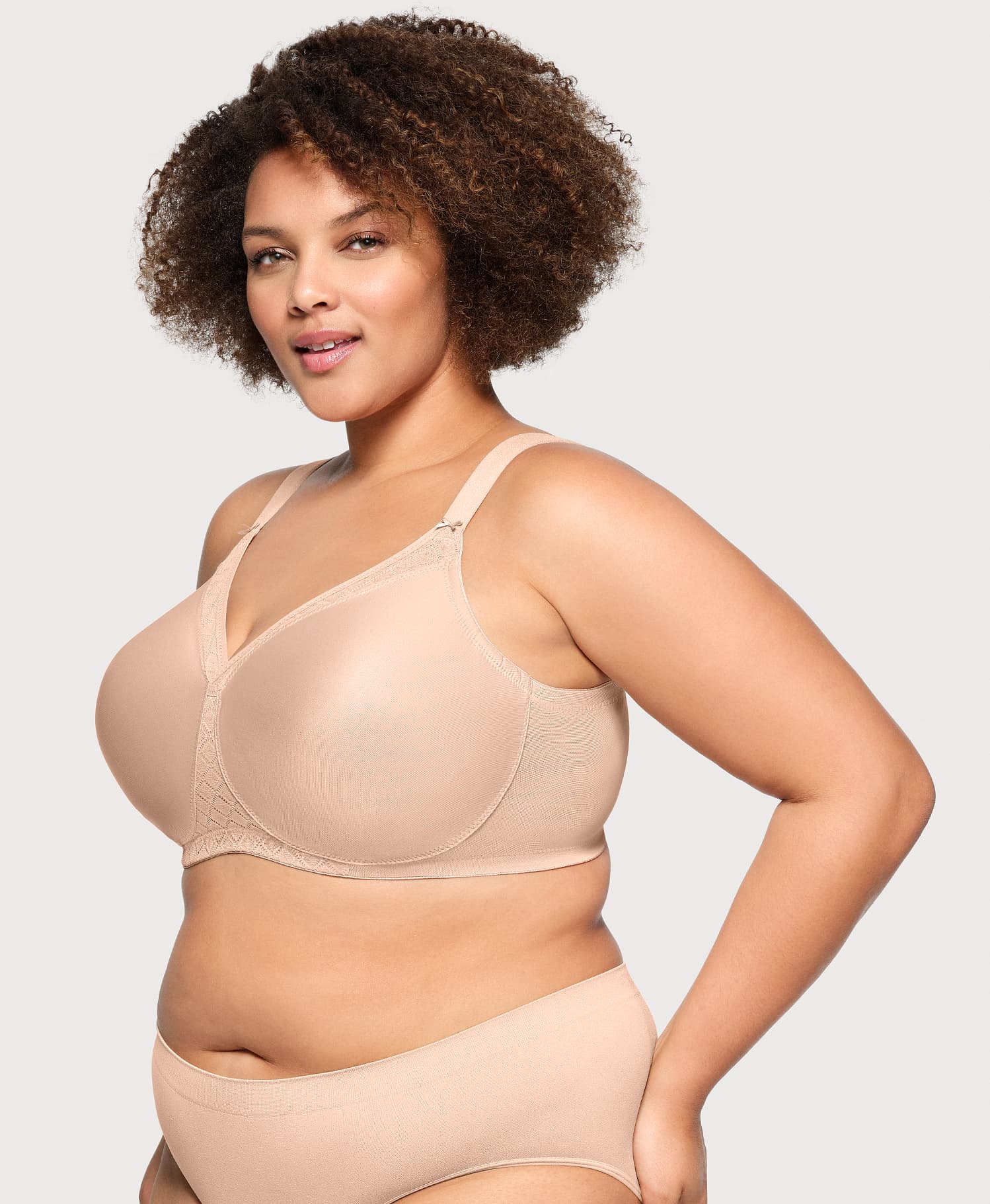 MagicLift Seamless Support T-Shirt Bra Cafe - Image 4
