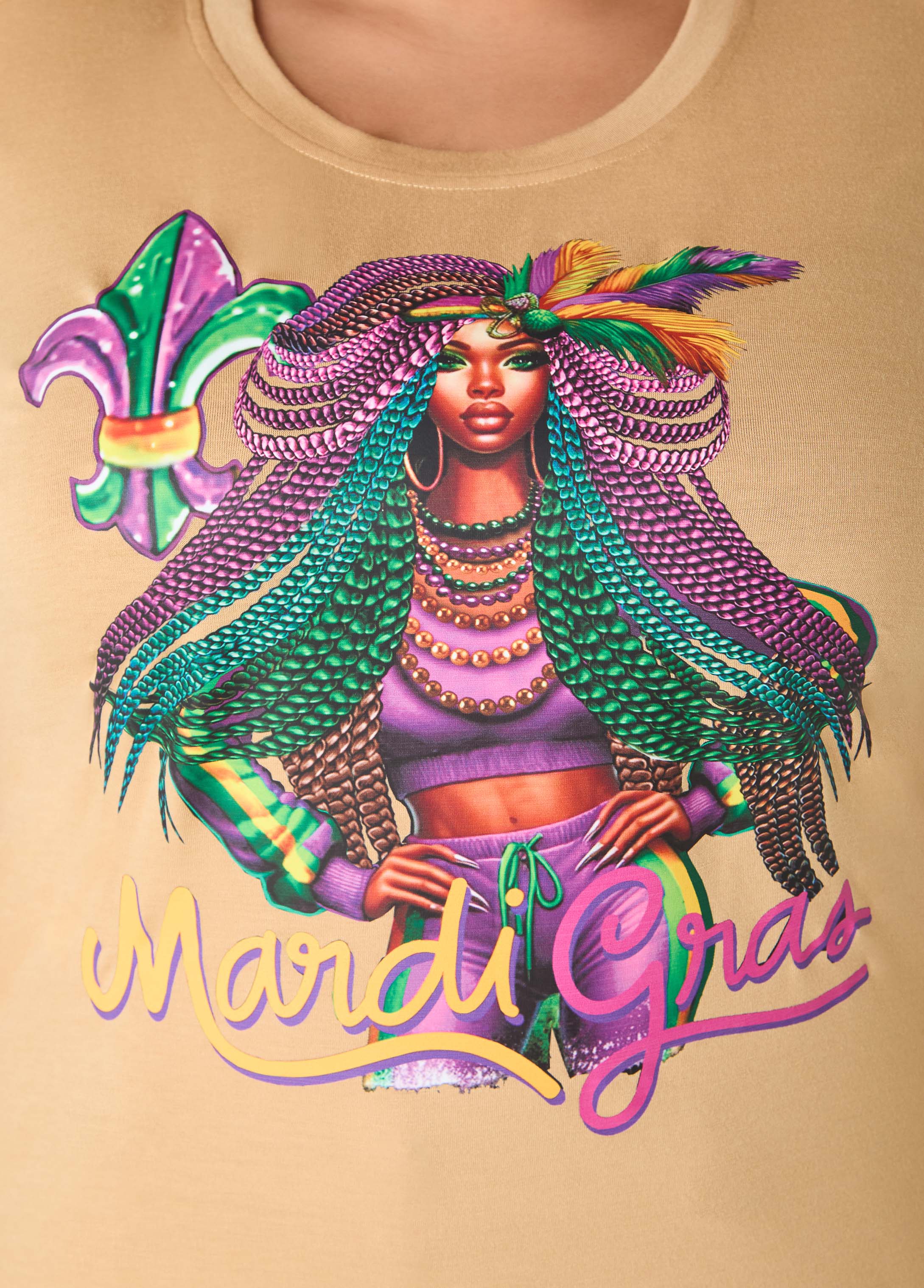 Mardi Gras Graphic Tee - Image 4