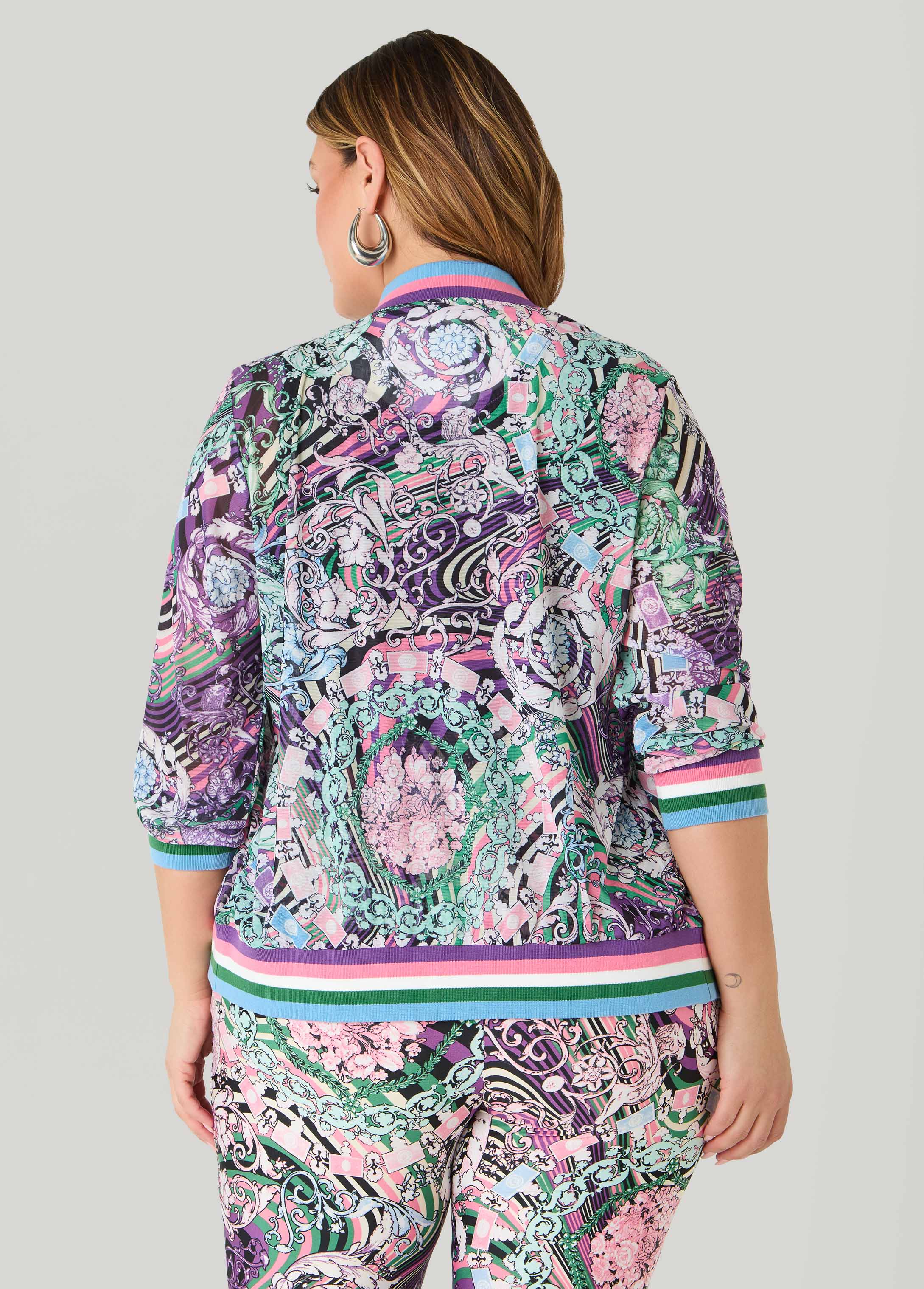 Status Print Mesh Track Jacket - Image 2