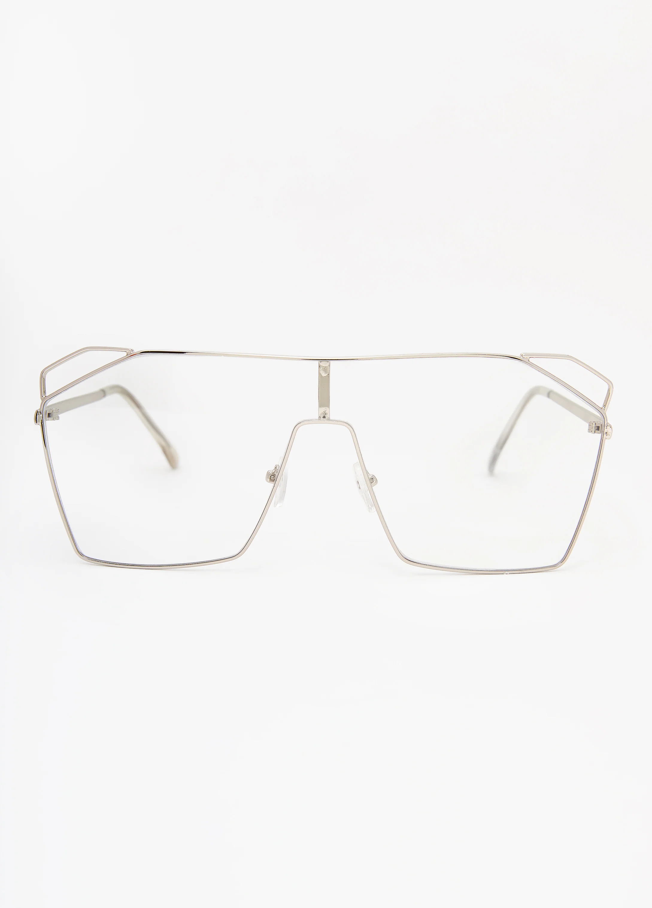 Wire Frame Clear Glasses - Image 2