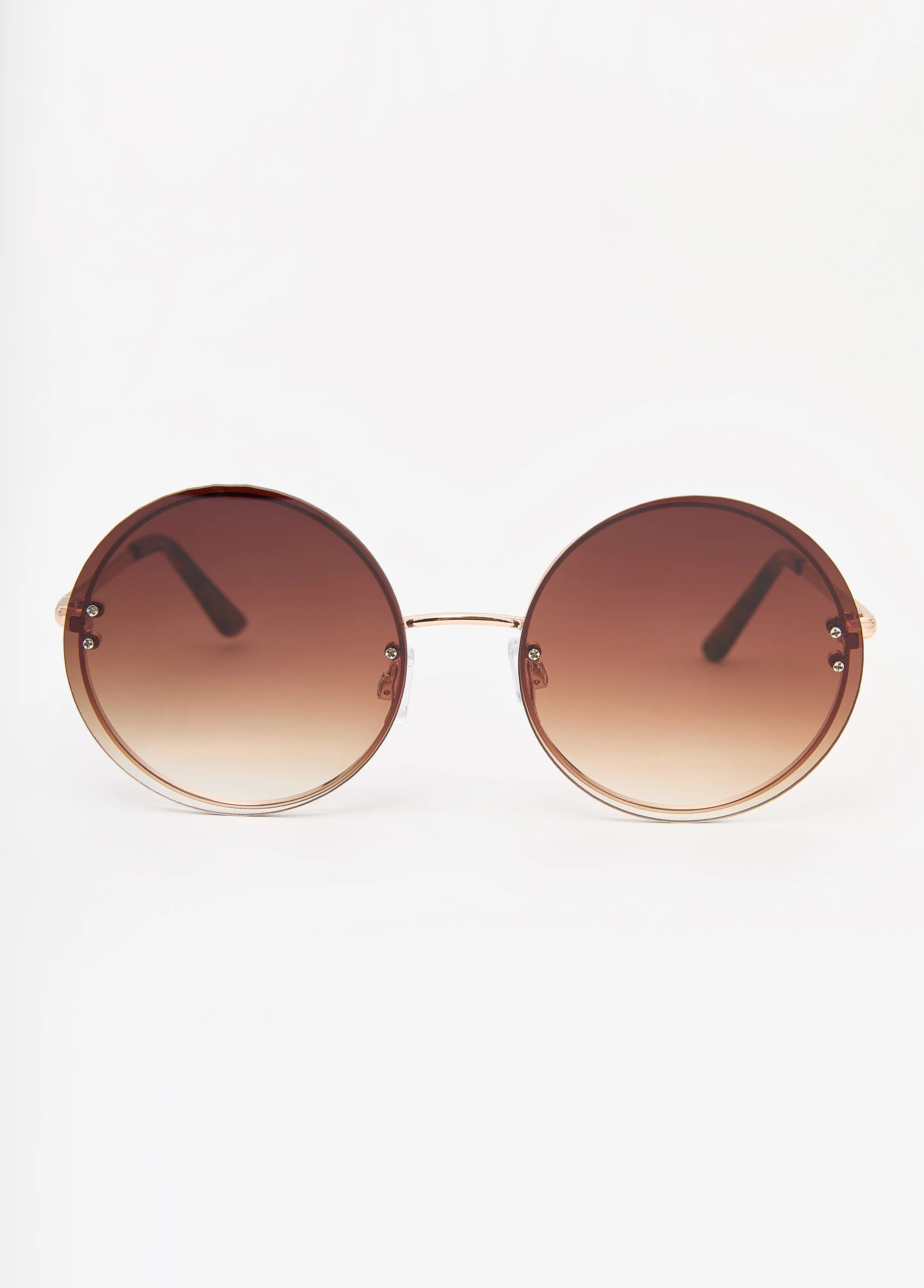 Tinted Round Frame Sunglasses - Image 2