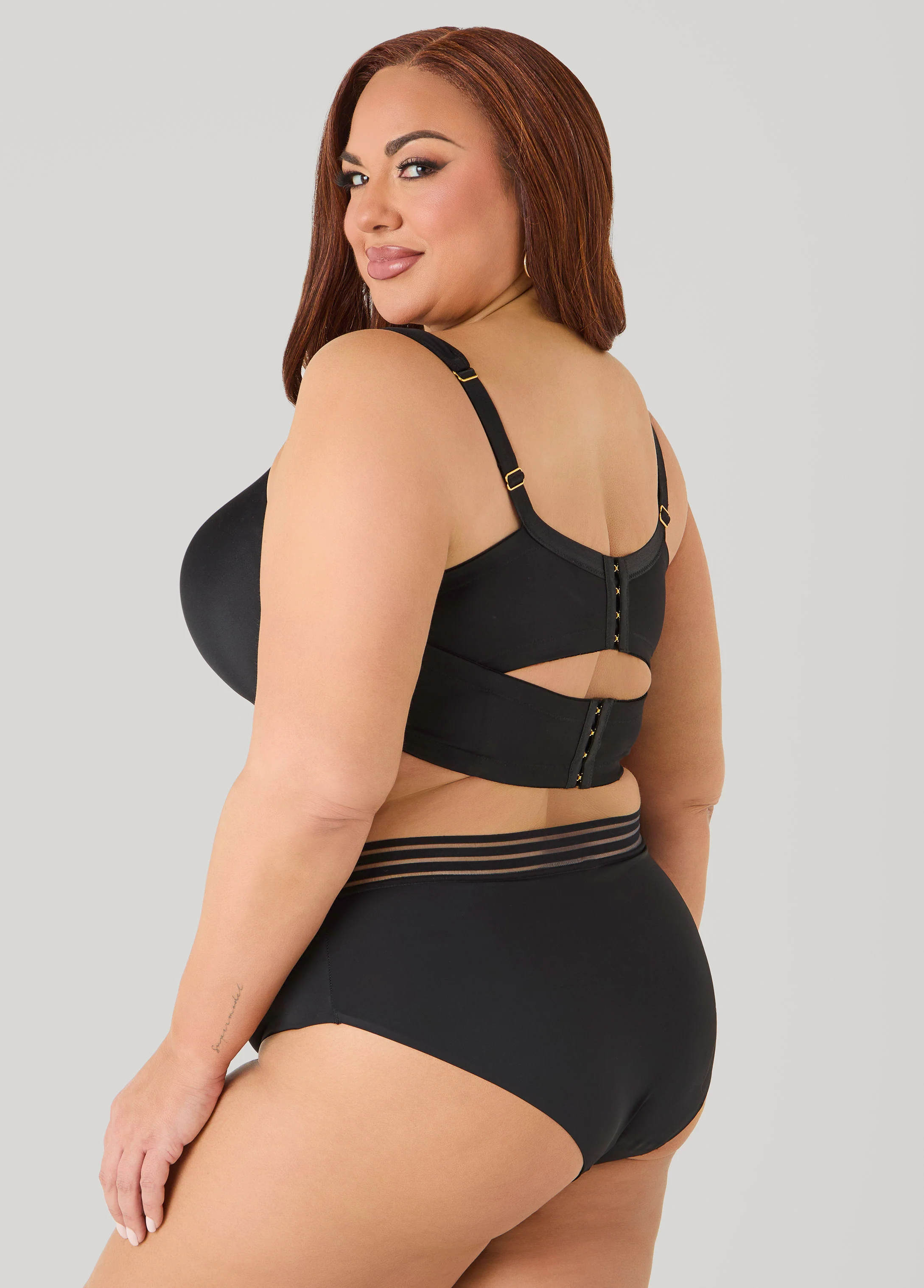 Sheer Waist Microfiber Briefs - Image 6