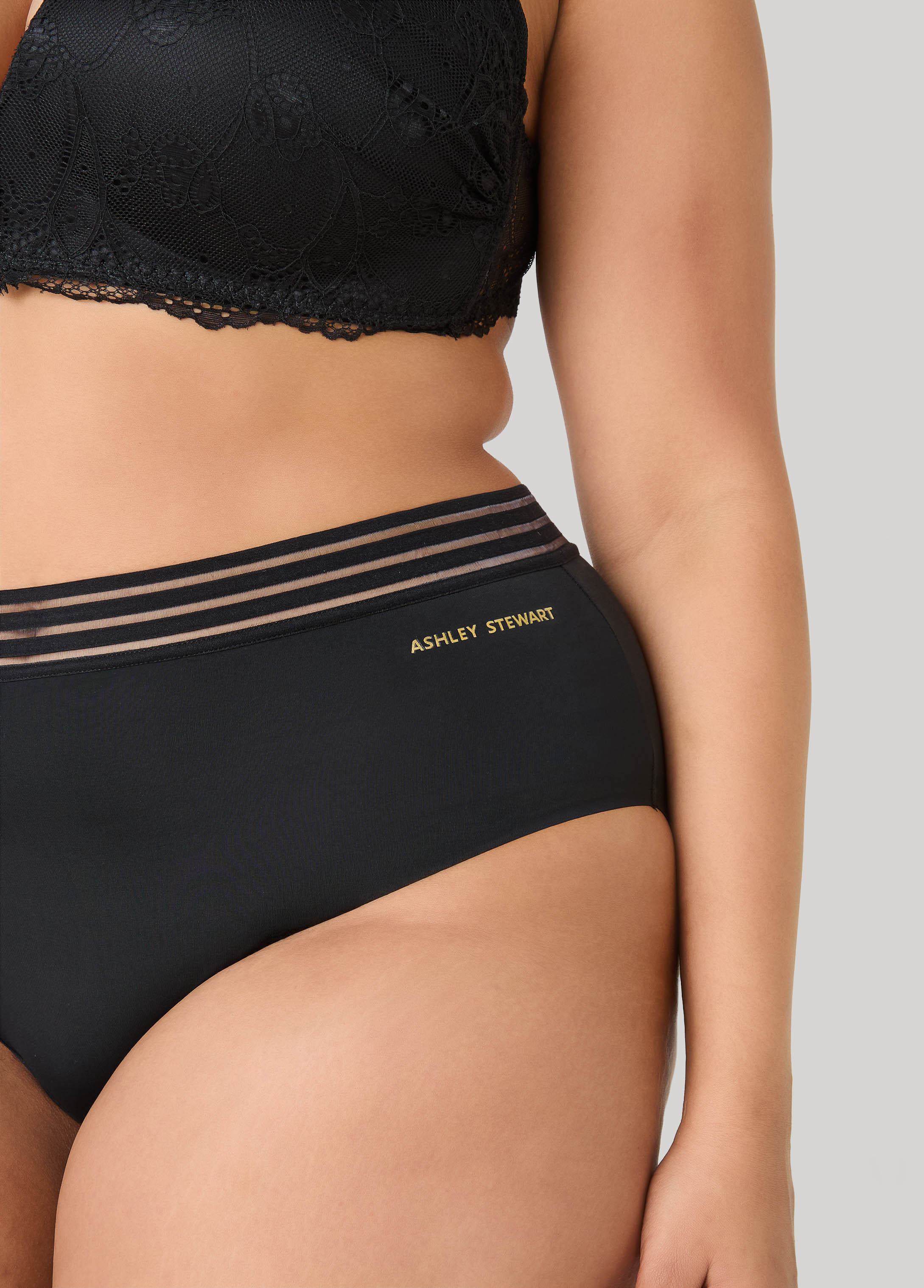 Microfiber Sheer Waist Briefs - Image 4