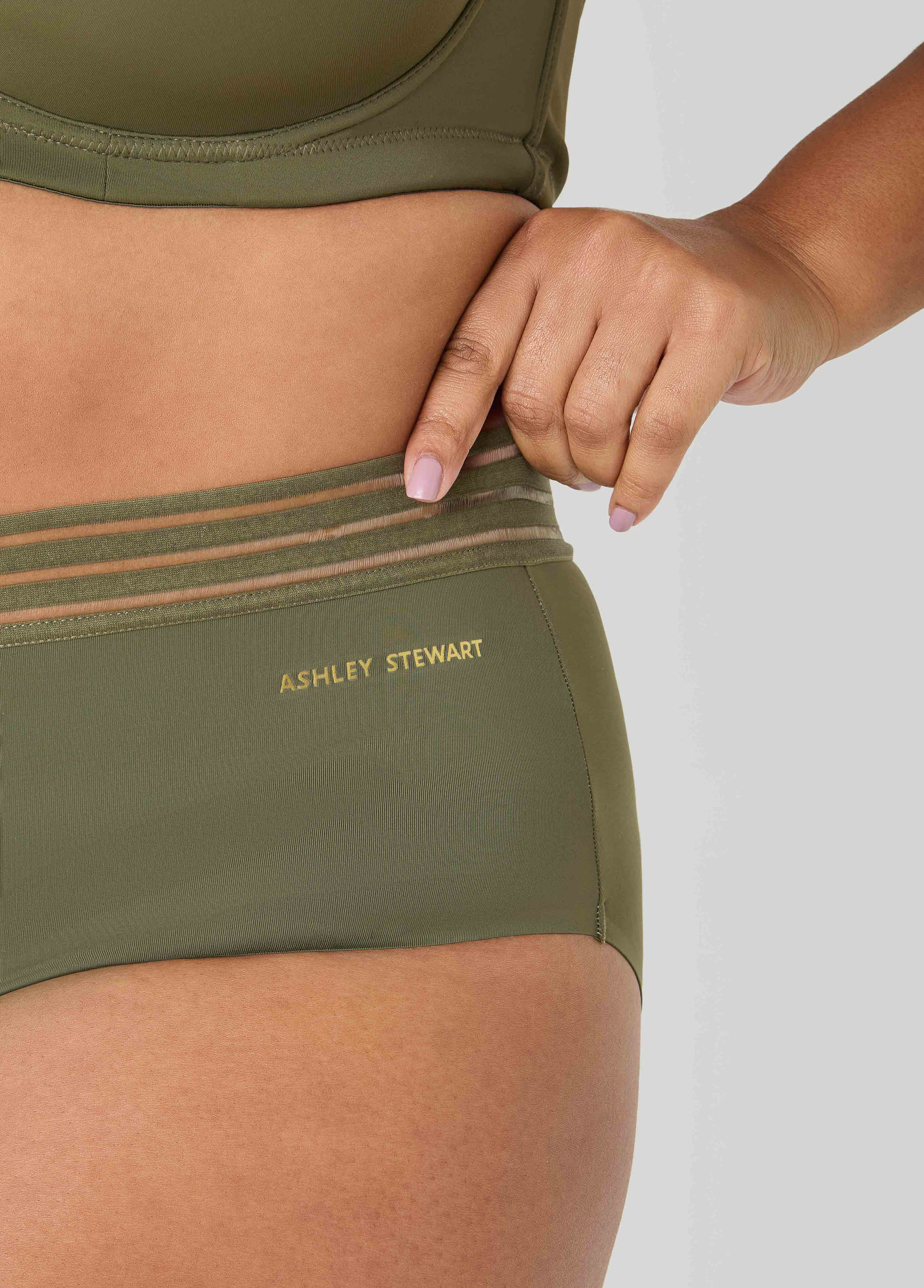 Microfiber Sheer Waist Briefs - Image 8