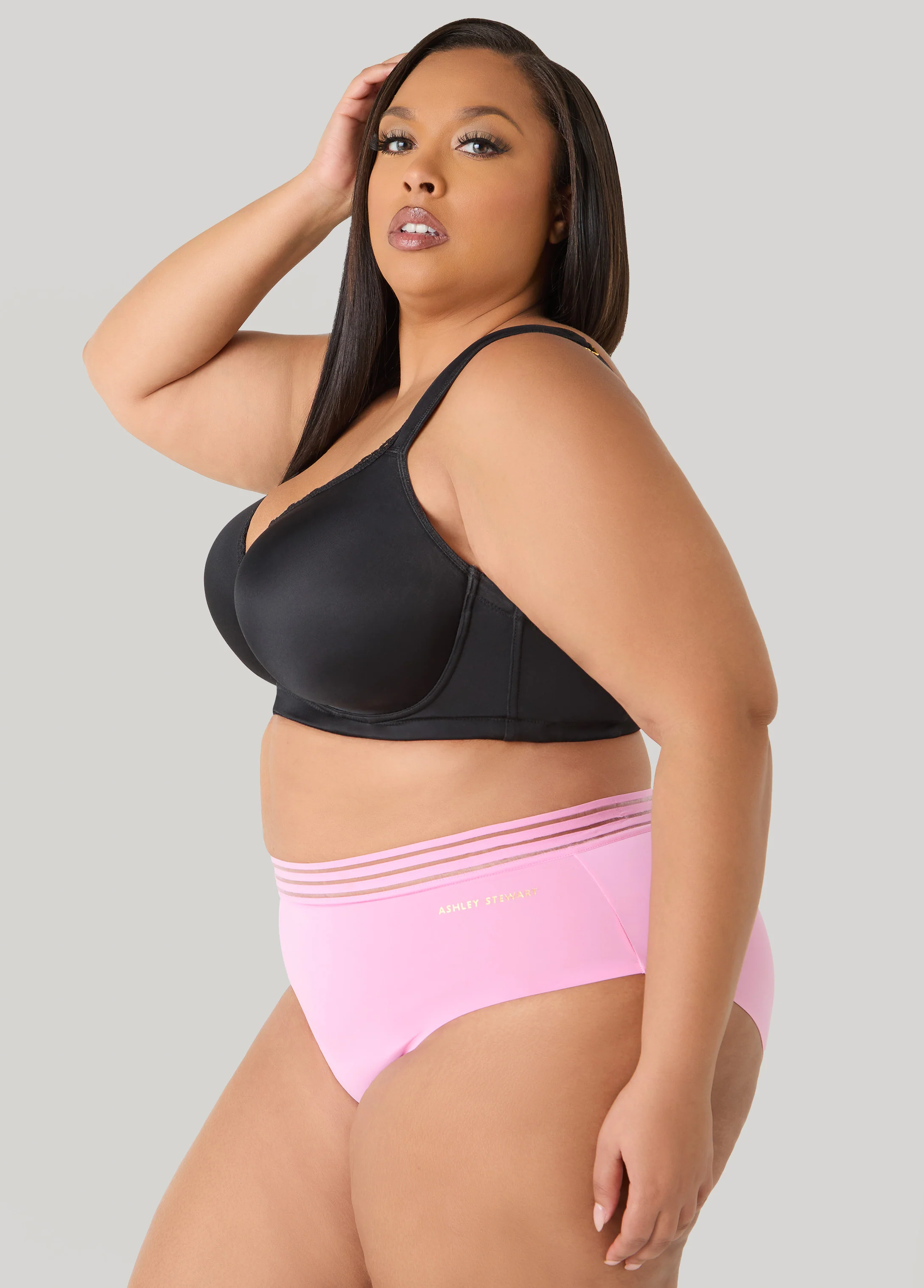 Sheer Waist Microfiber Briefs - Image 3