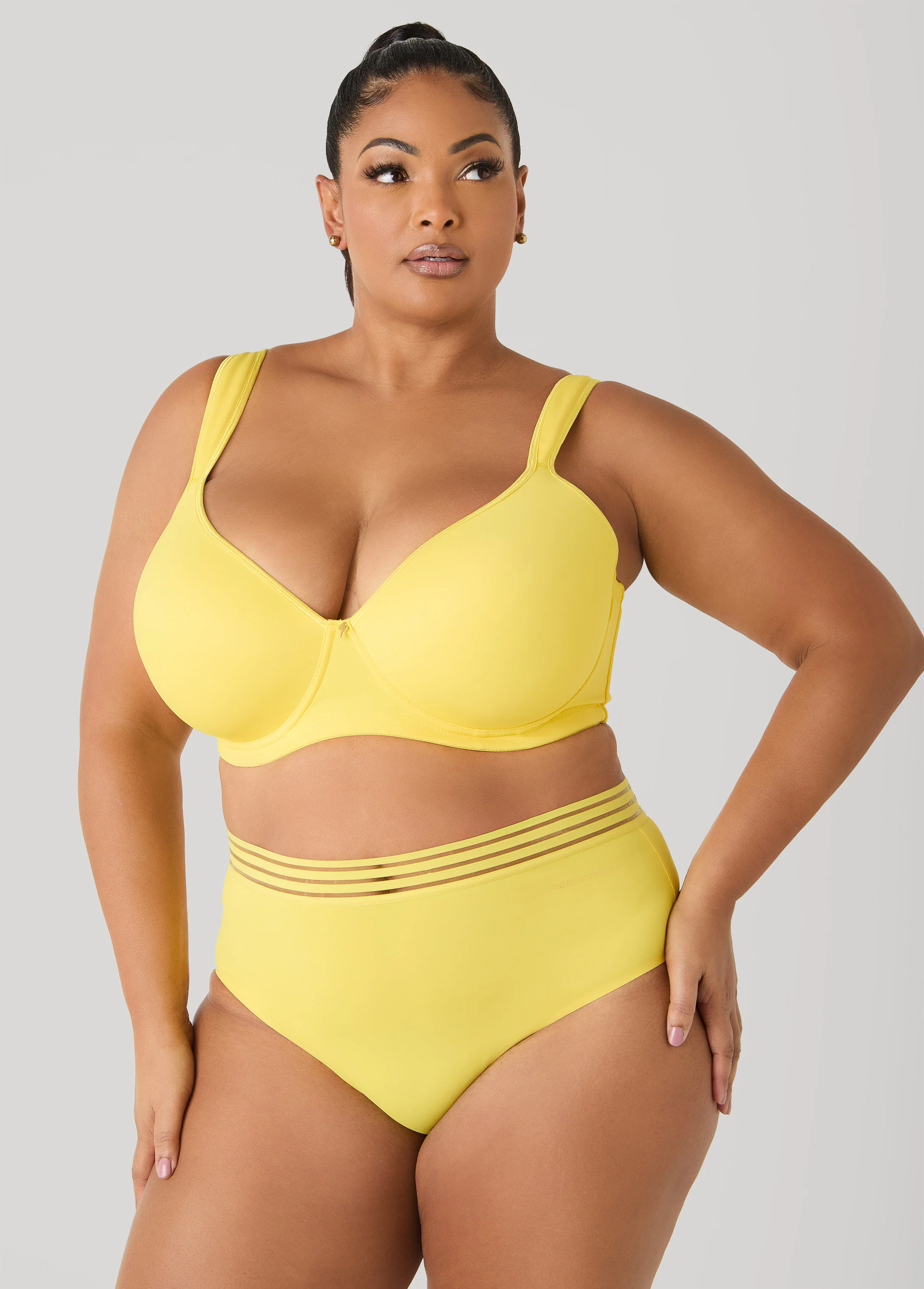 Sheer Waist Microfiber Briefs - Image 5