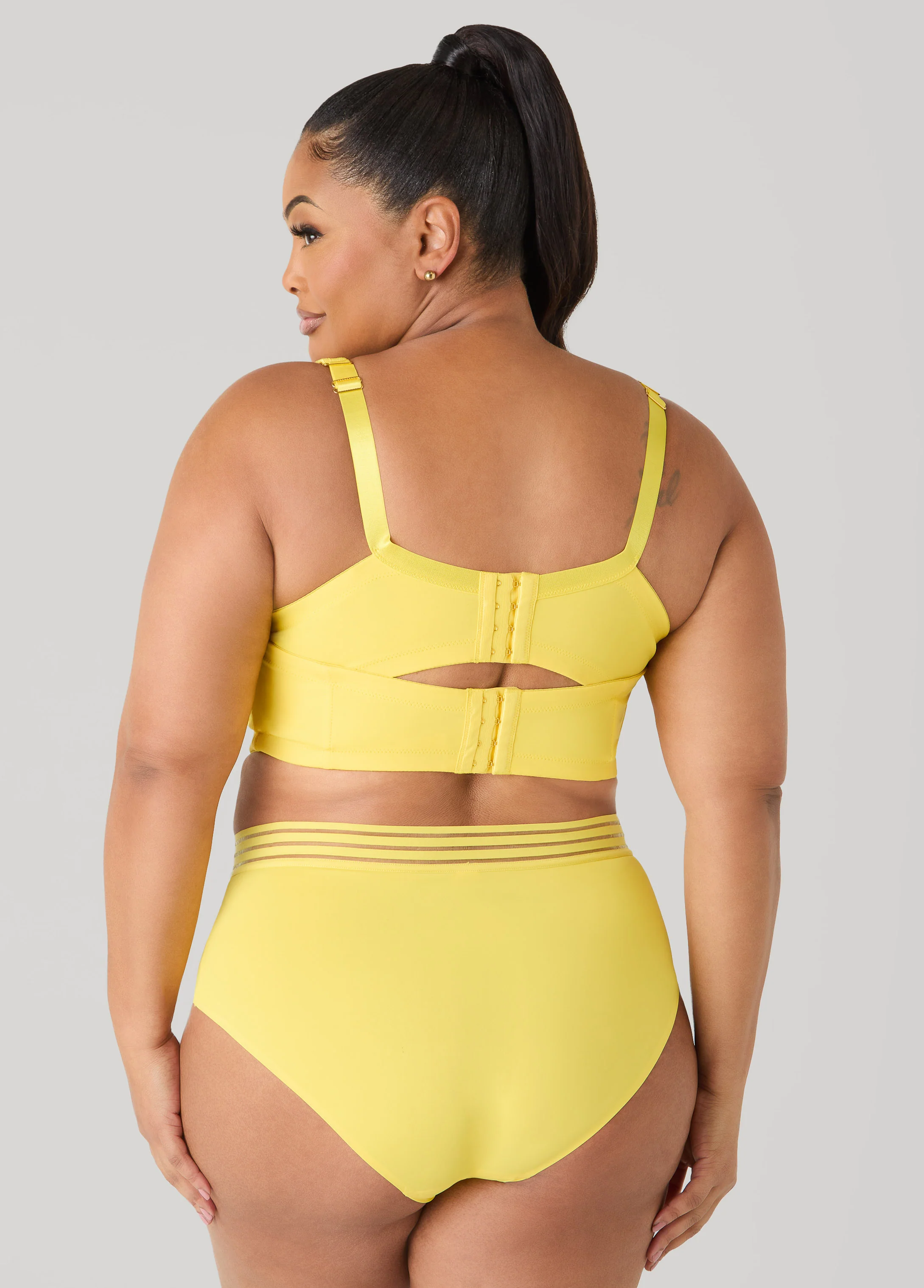 Sheer Waist Microfiber Briefs - Image 6