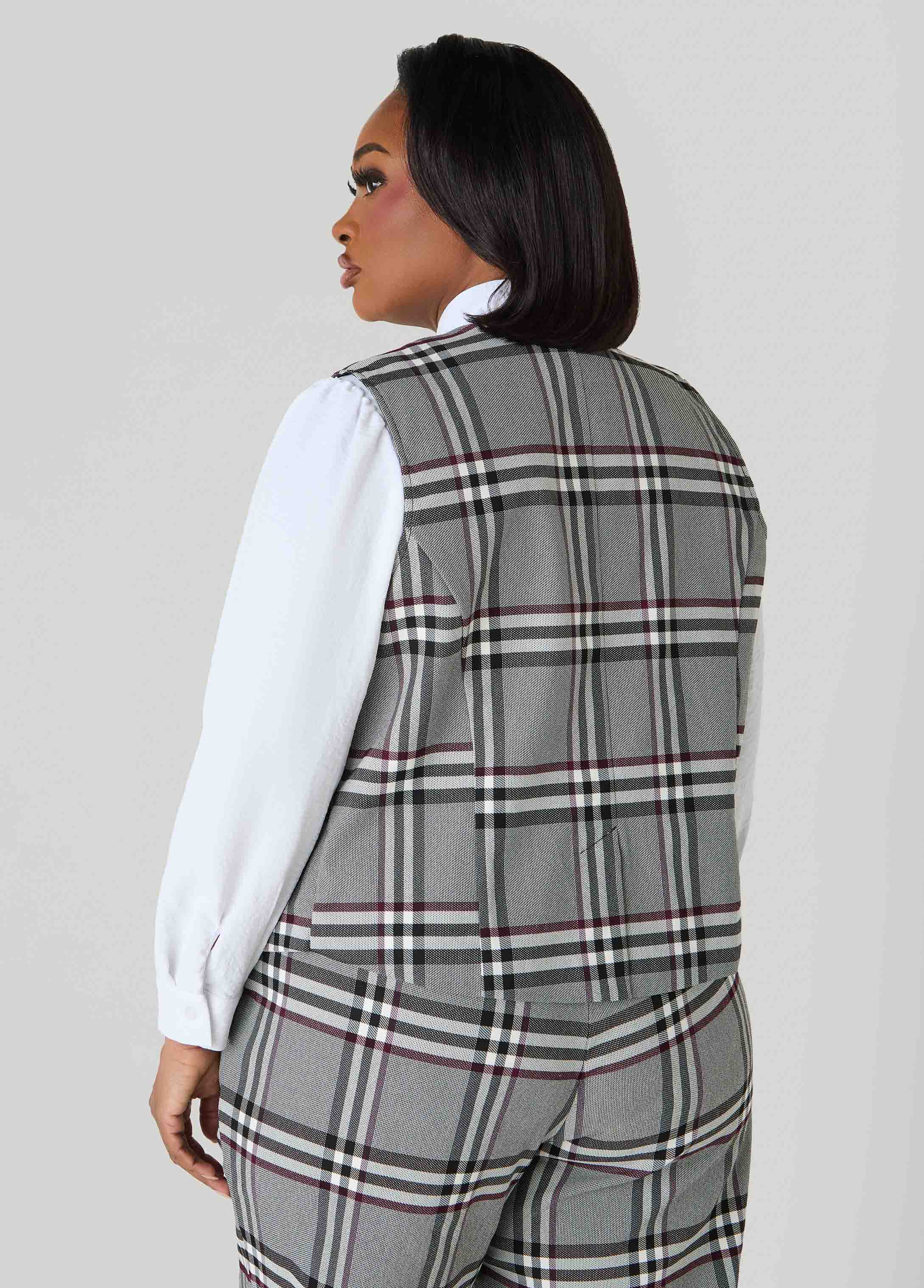 Millennium Plaid Vest - Image 2