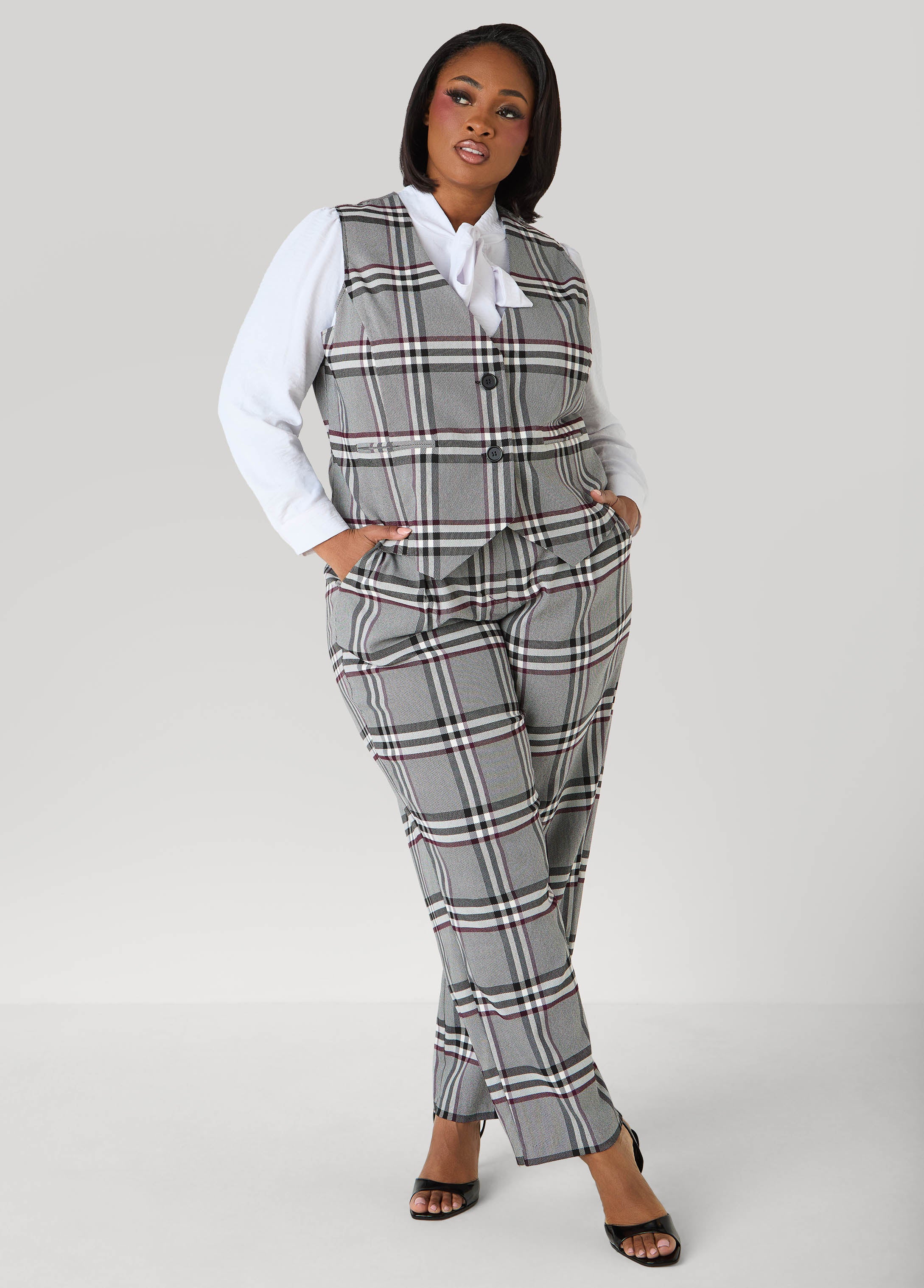 Millennium Plaid Vest - Image 3