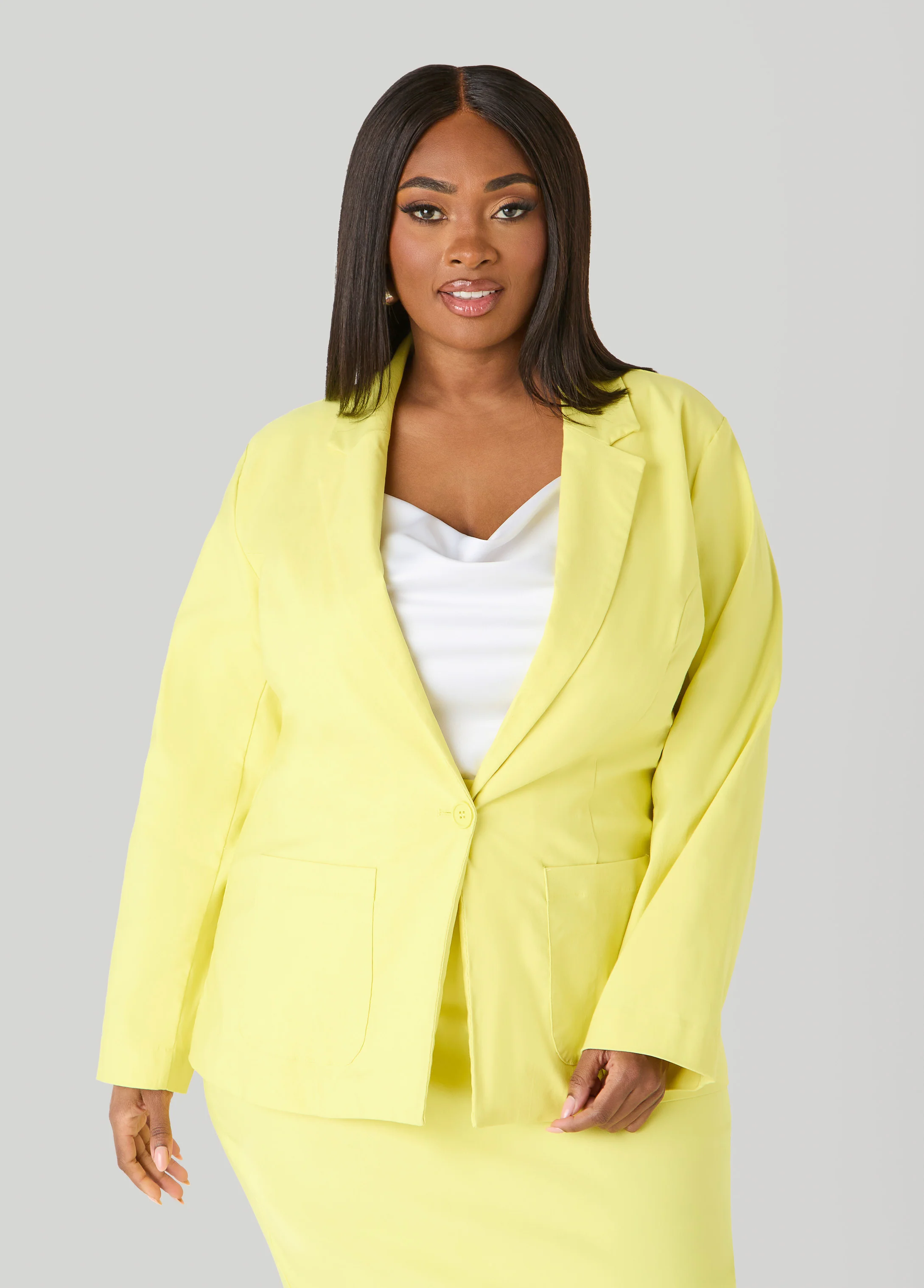 Millennium Button Front Blazer - Image 3