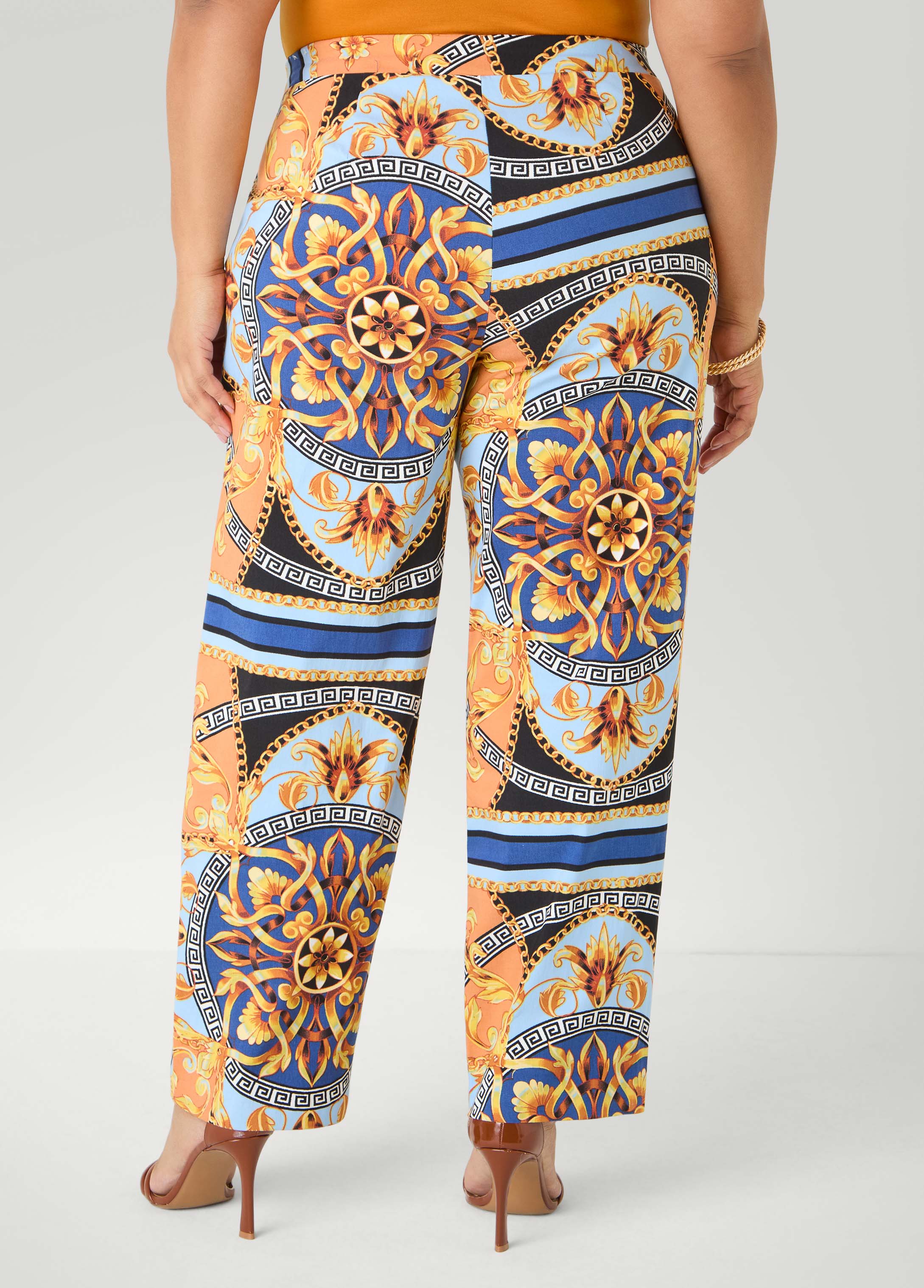 Millennium Scarf Print Trousers - Image 2