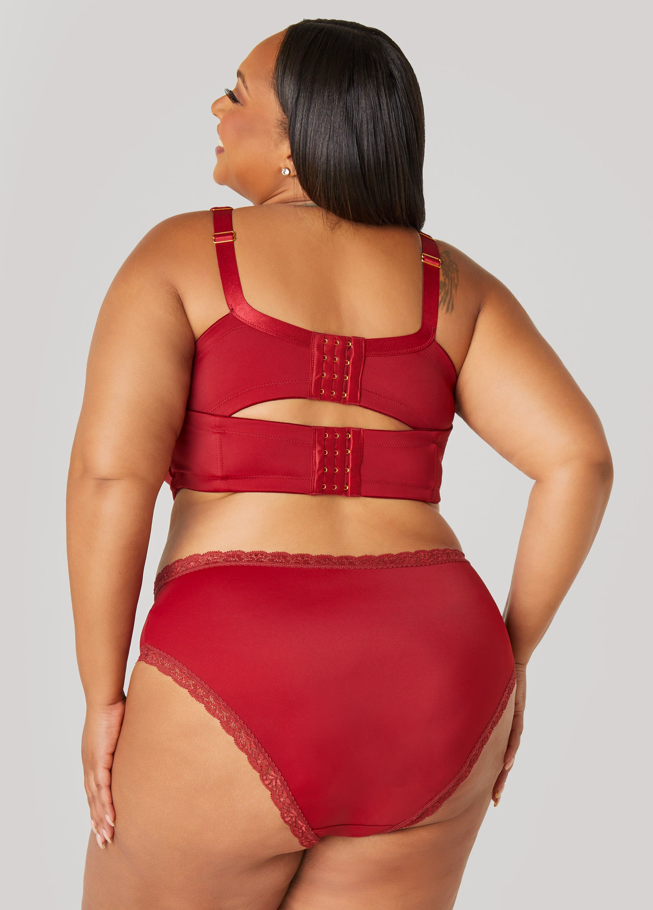 Lace Trimmed Microfiber Hipsters - Image 6