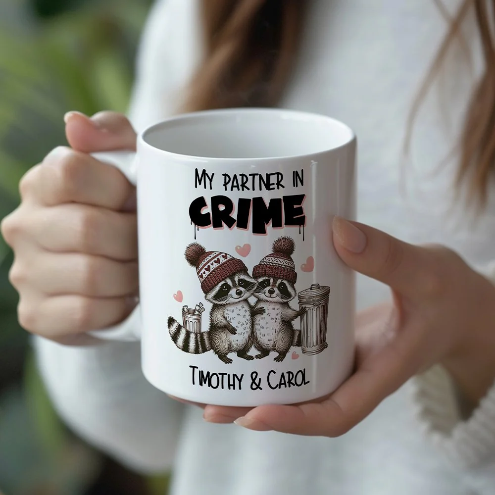My Partner In Crime Ceramic Mug - Image 4