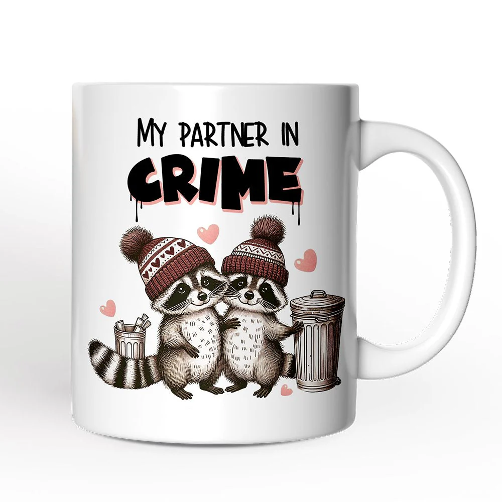 My Partner In Crime Ceramic Mug - Image 5